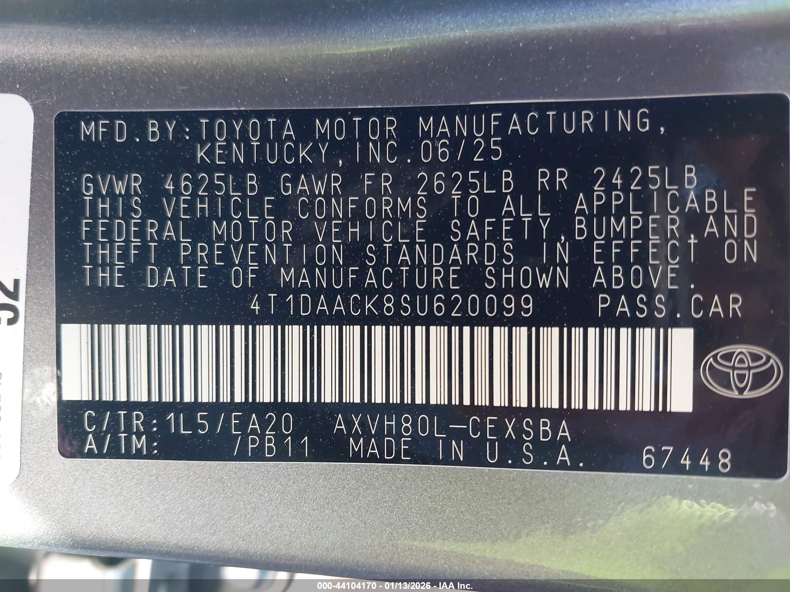 TOYOTA CAMRY image 9