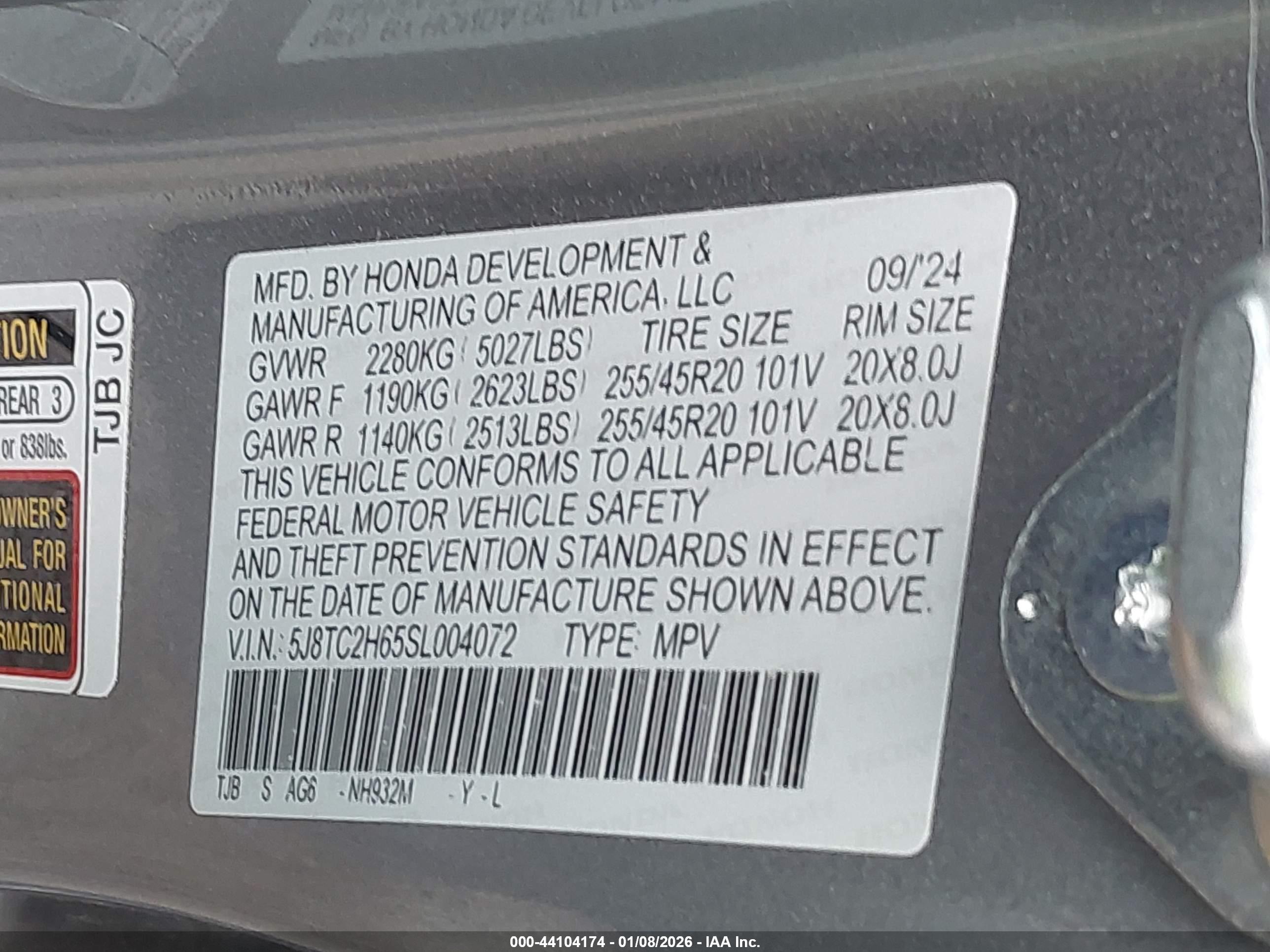 ACURA RDX image 9