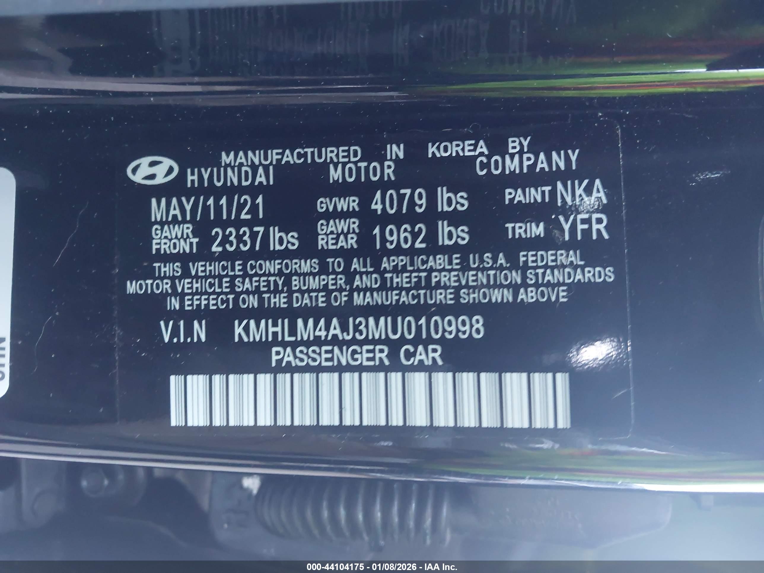 HYUNDAI ELANTRA image 9