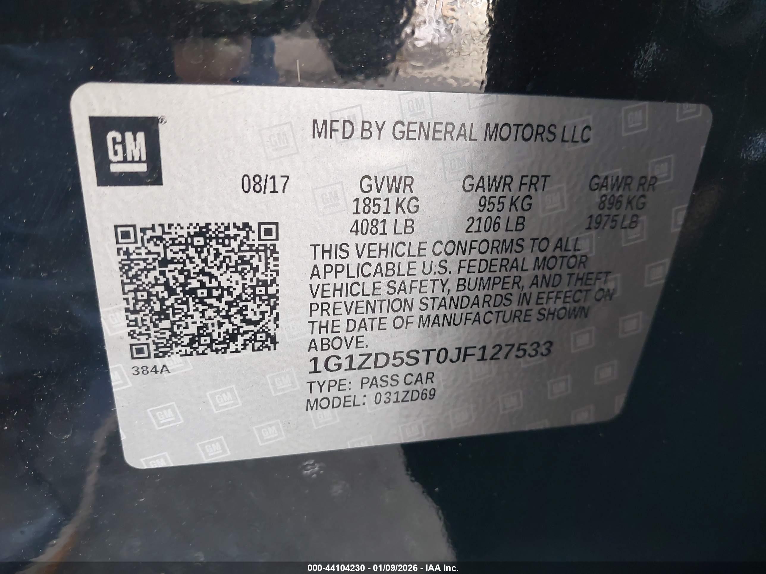 CHEVROLET MALIBU image 9