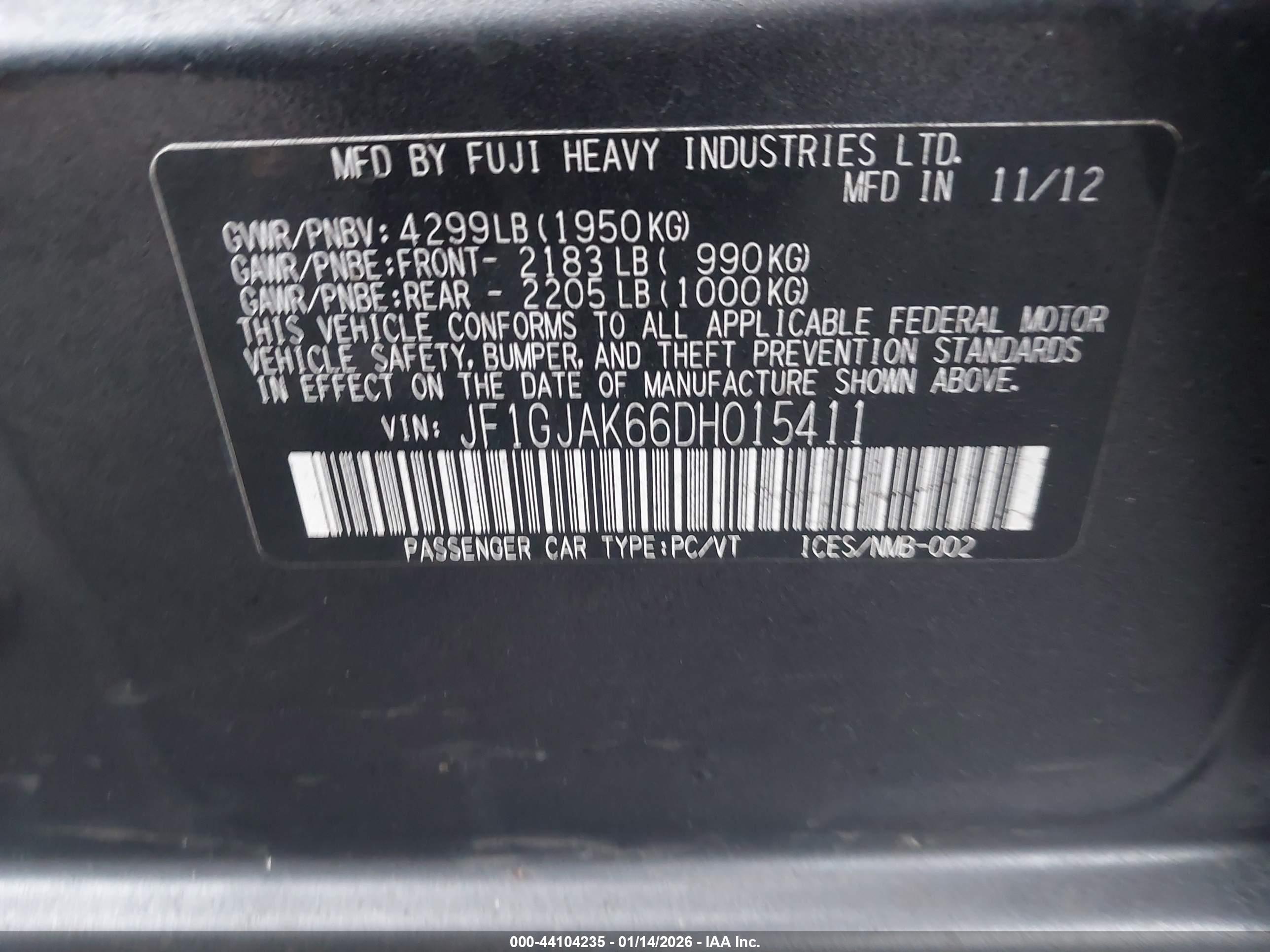 SUBARU IMPREZA image 9