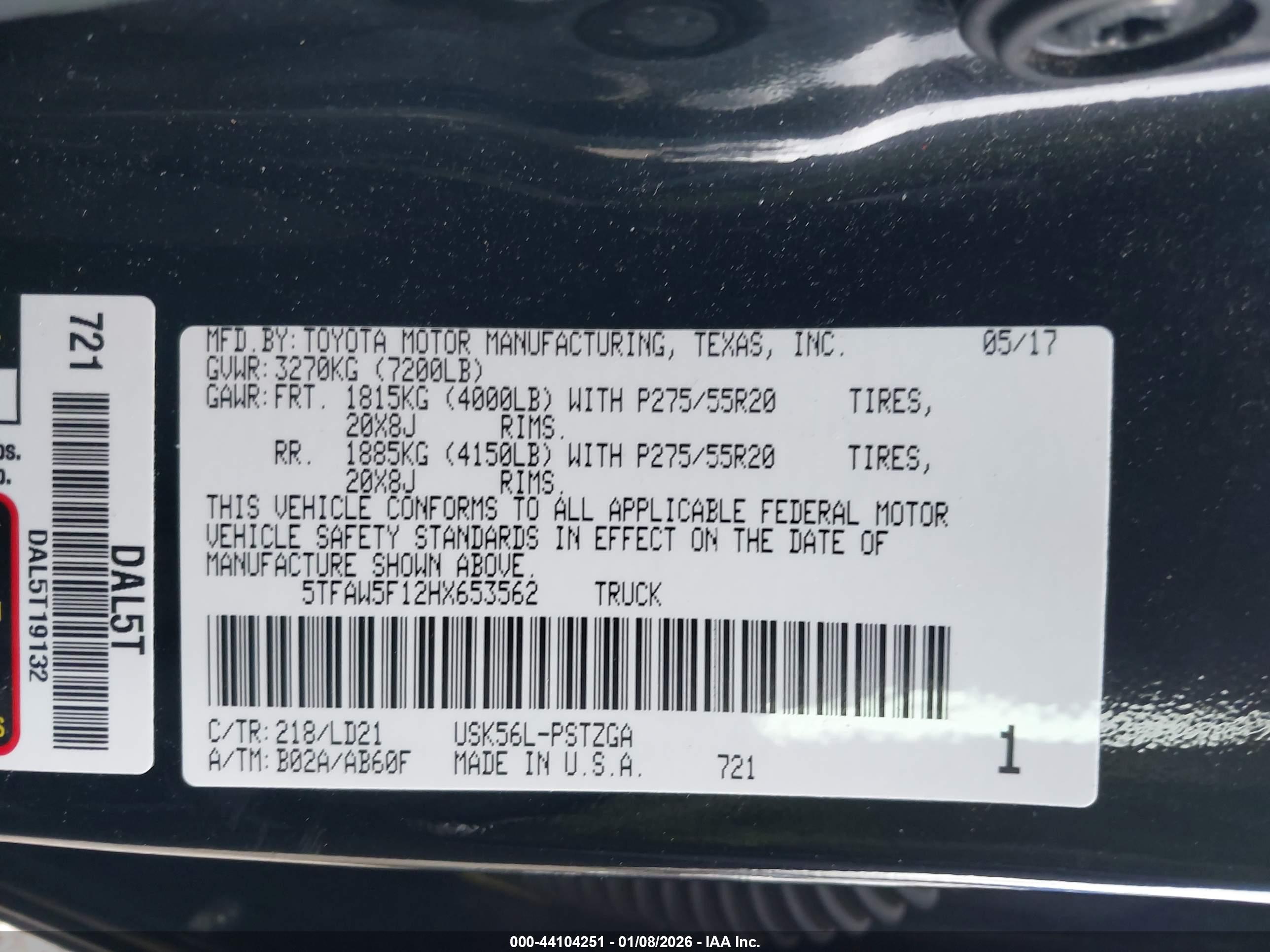 TOYOTA TUNDRA image 9