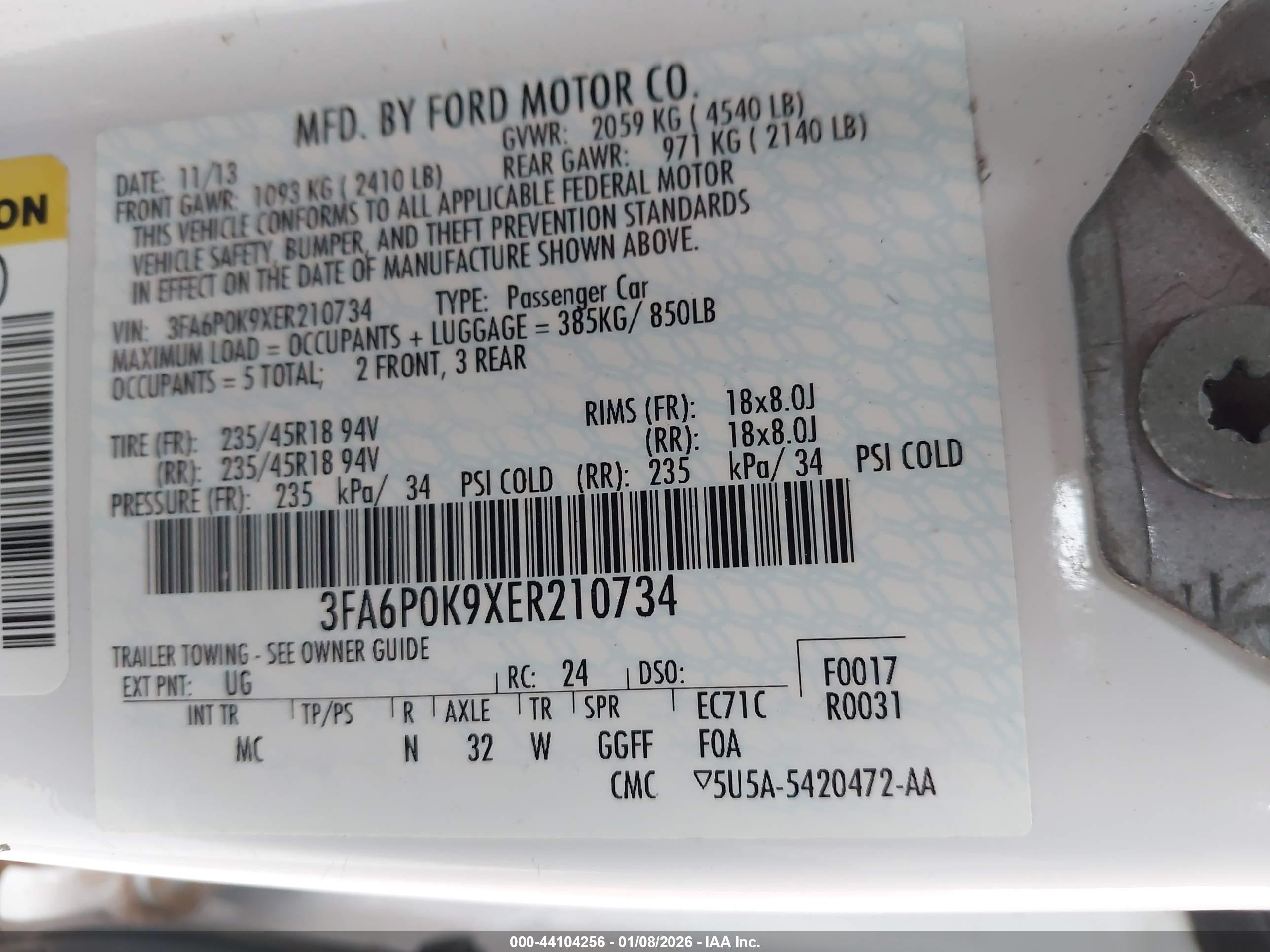FORD FUSION image 9