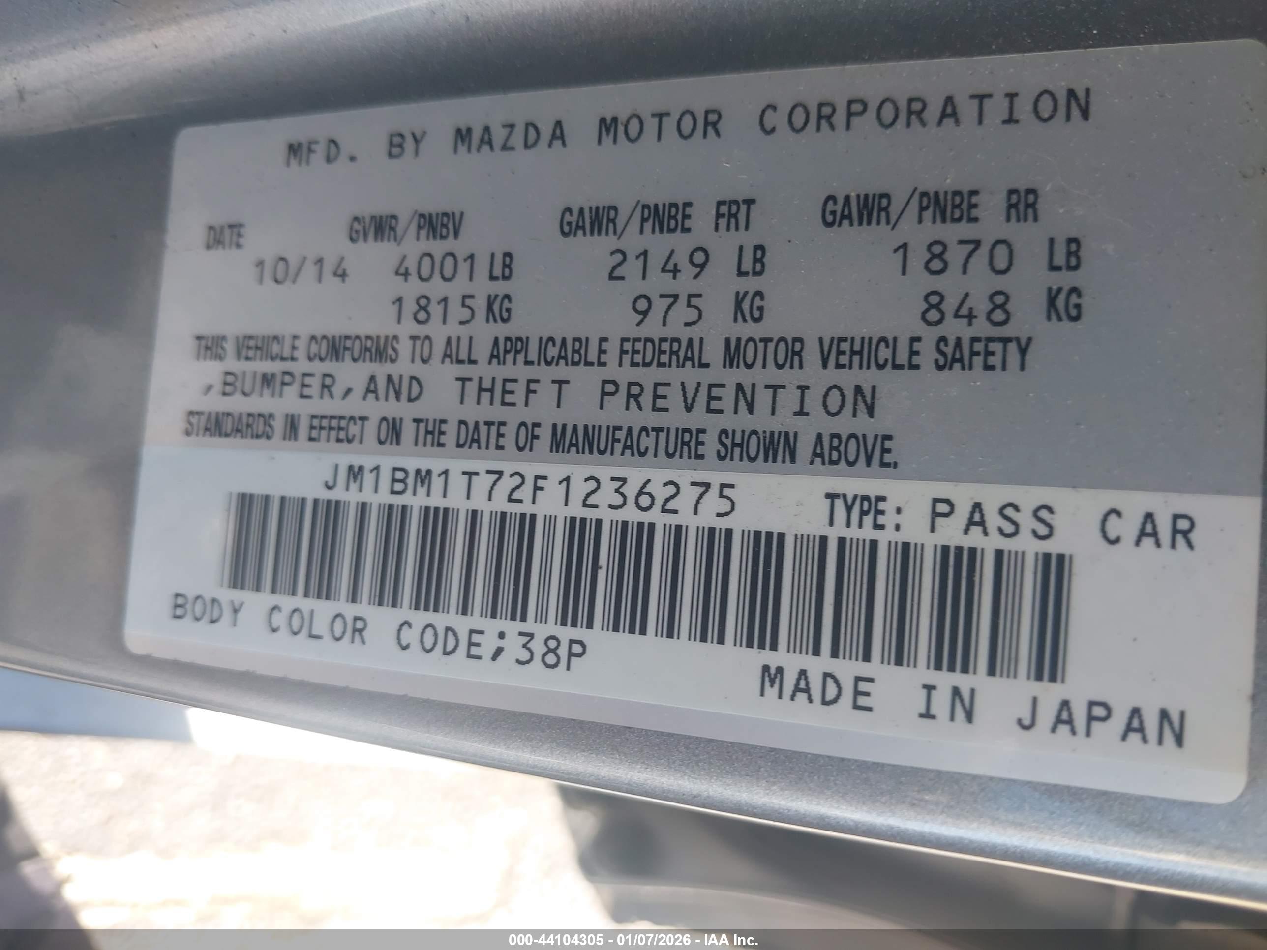 MAZDA MAZDA3 image 9