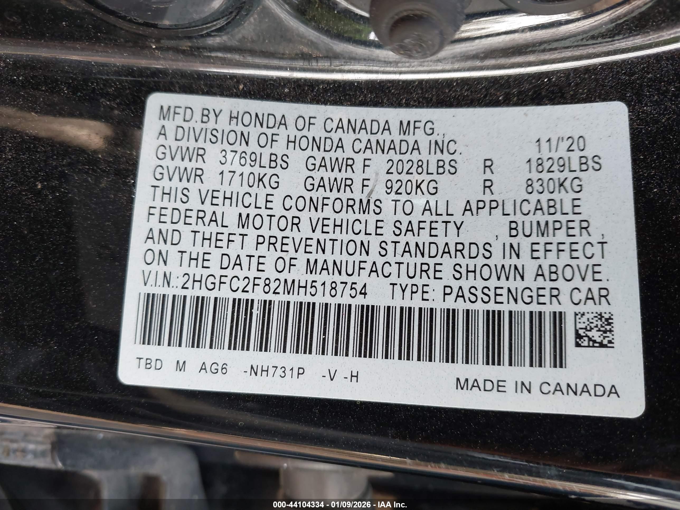 HONDA CIVIC image 9