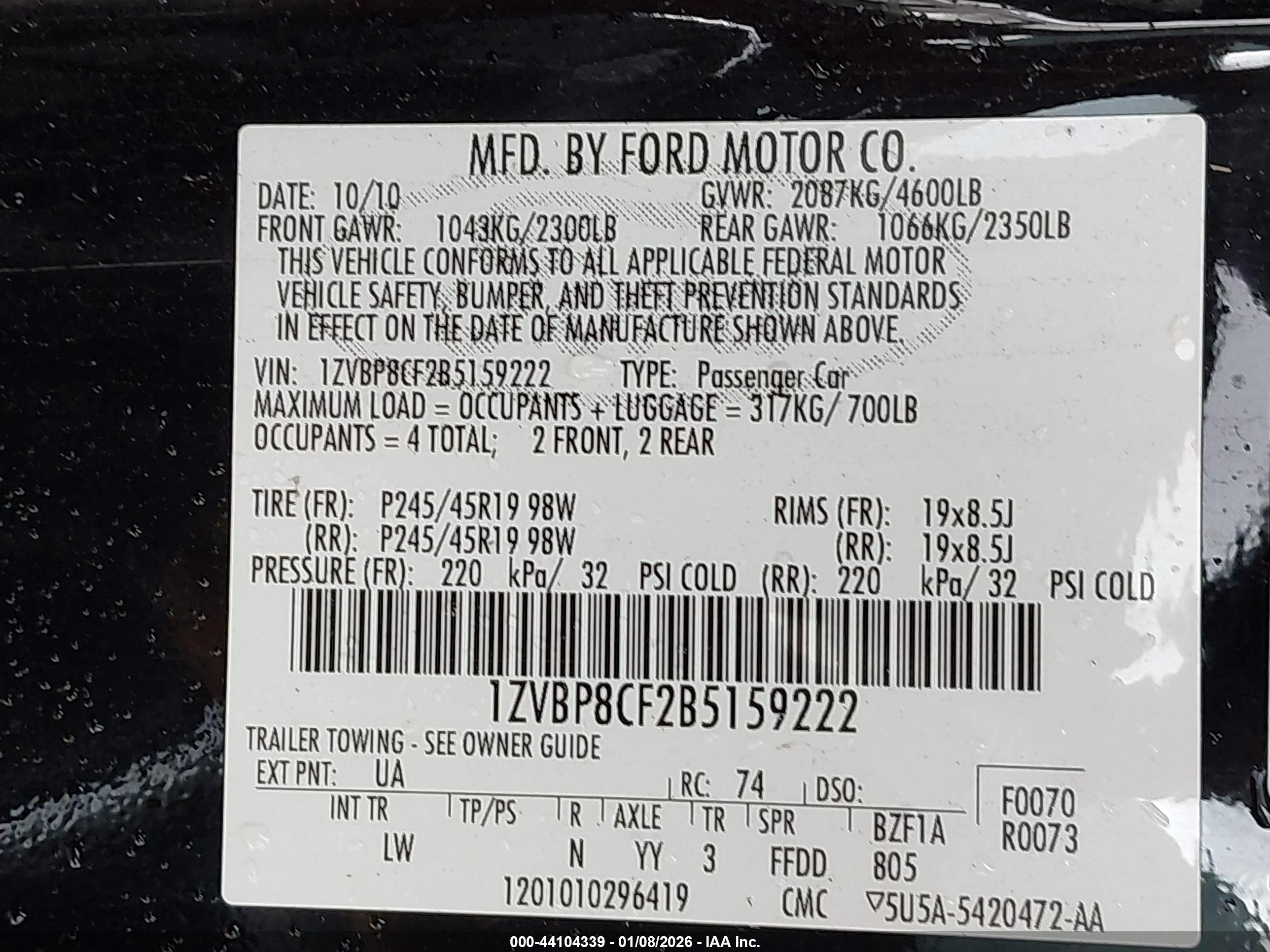 FORD MUSTANG image 9