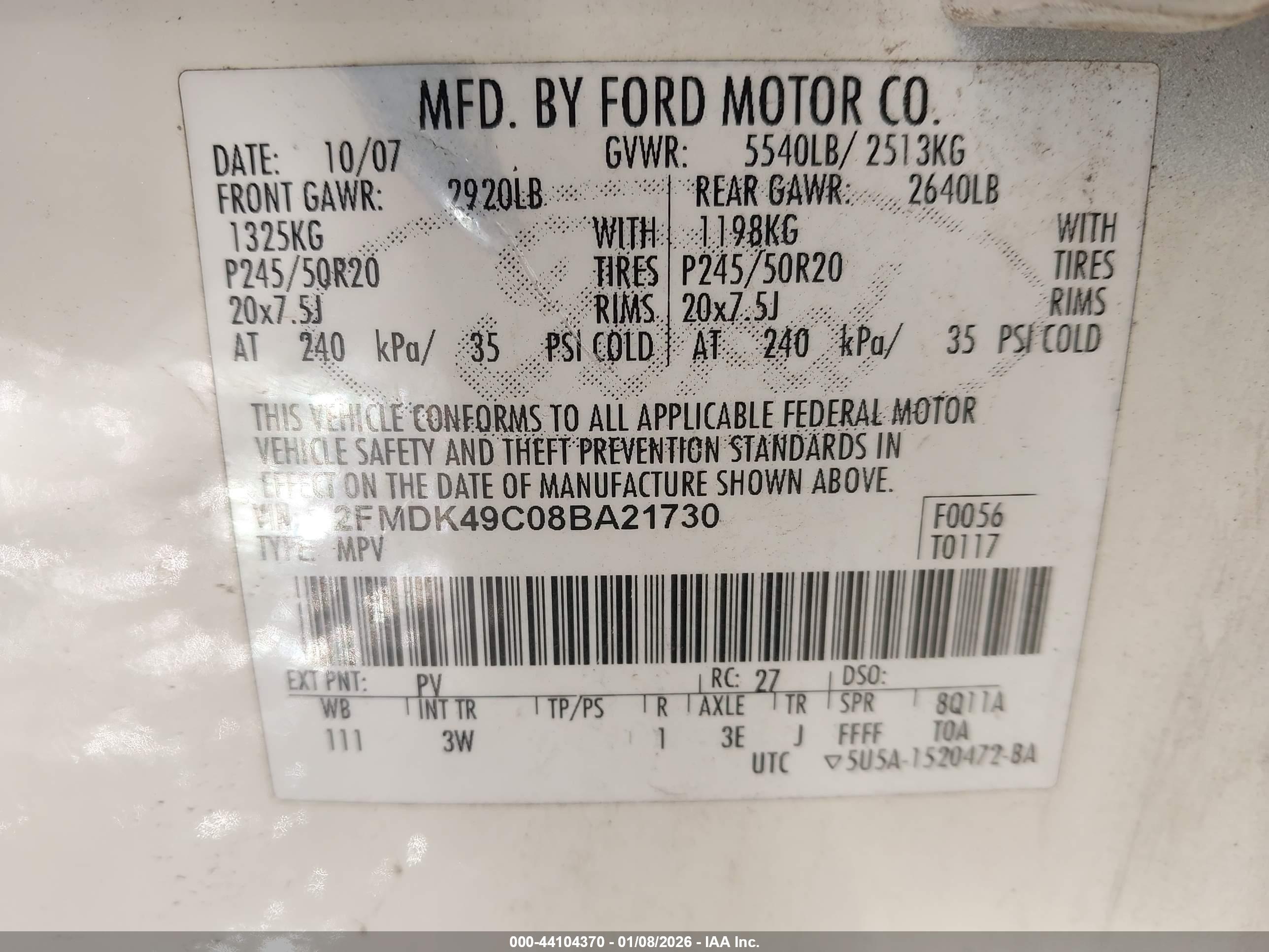 FORD EDGE image 9
