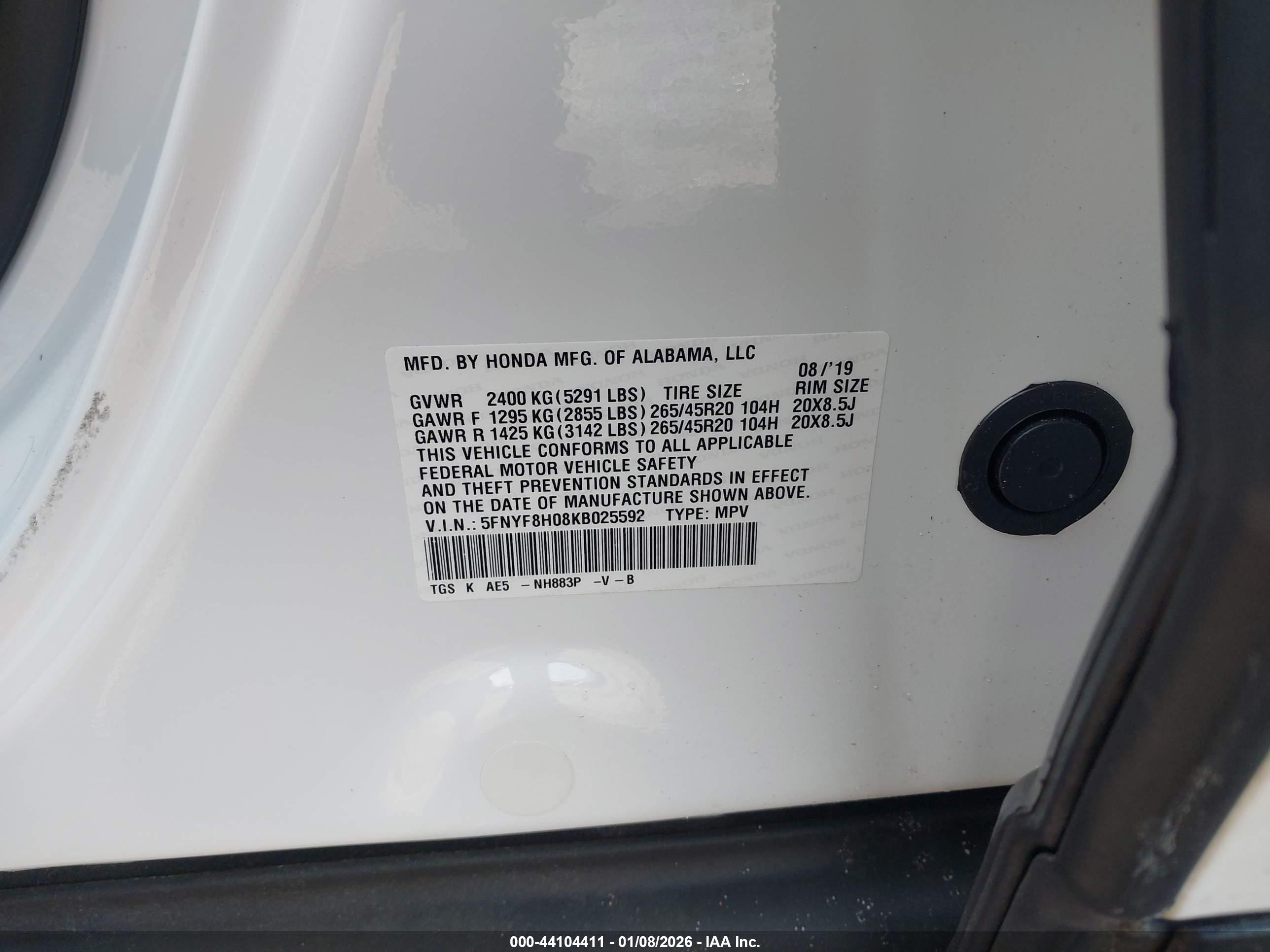 HONDA PASSPORT image 9