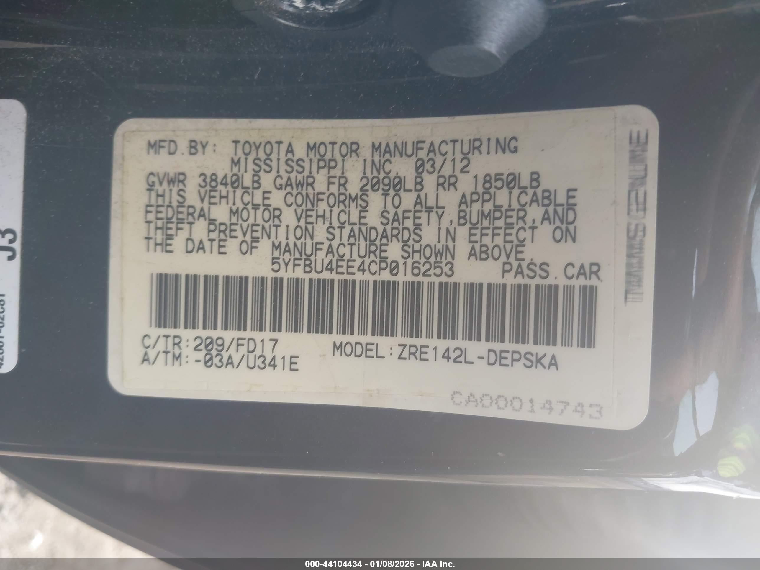 TOYOTA COROLLA image 9
