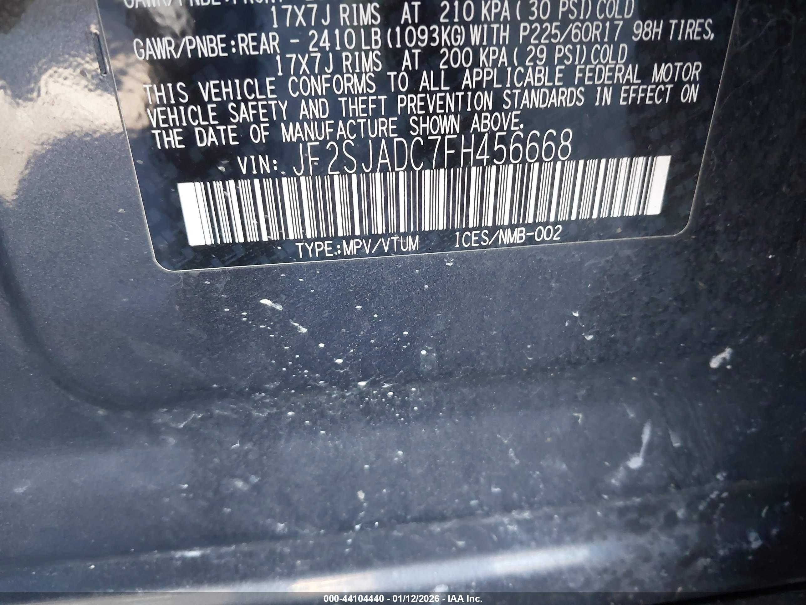 SUBARU FORESTER image 9