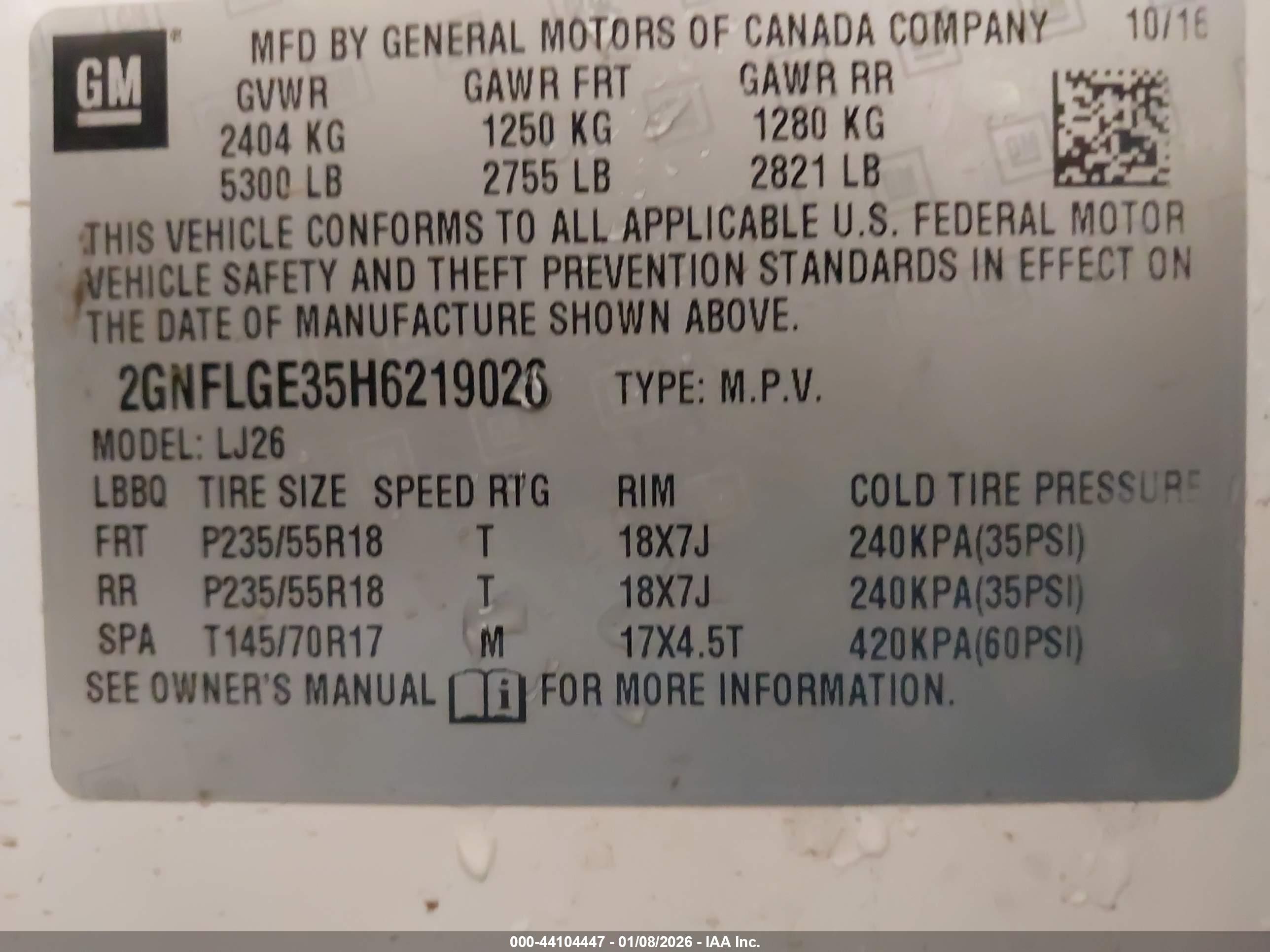 CHEVROLET EQUINOX image 9