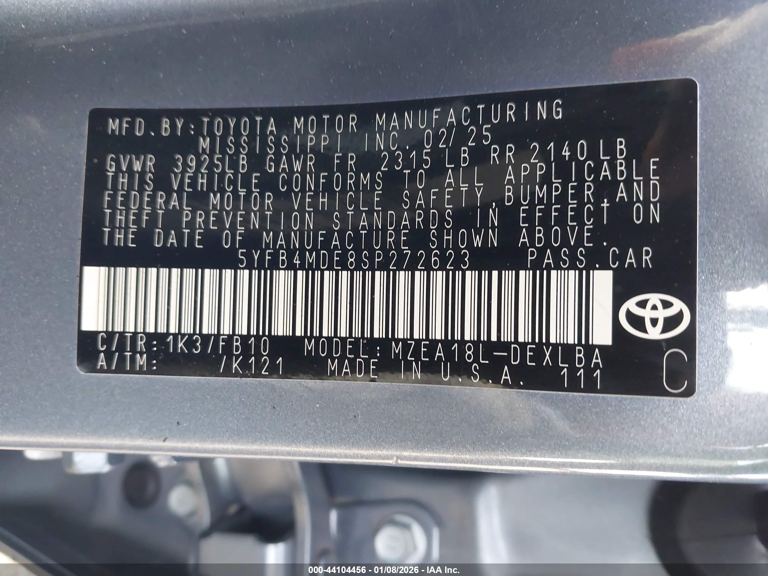 TOYOTA COROLLA image 9