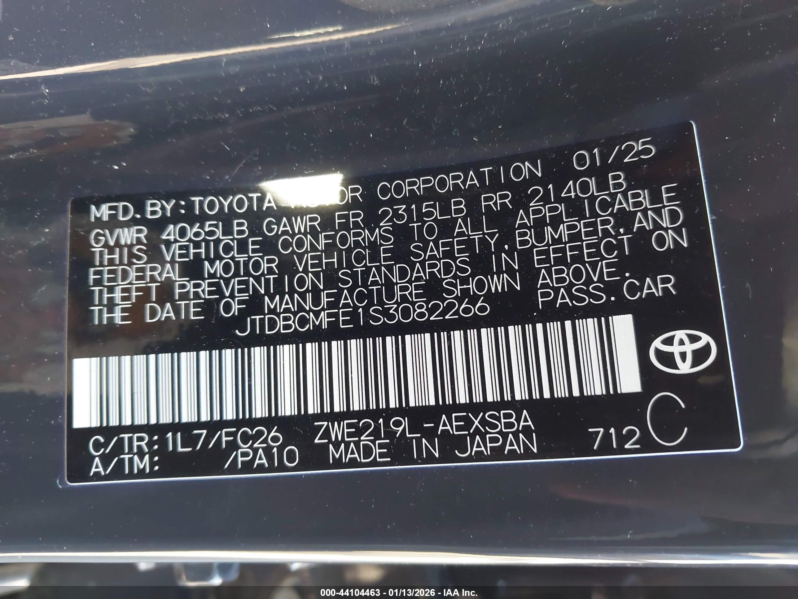 TOYOTA COROLLA image 9