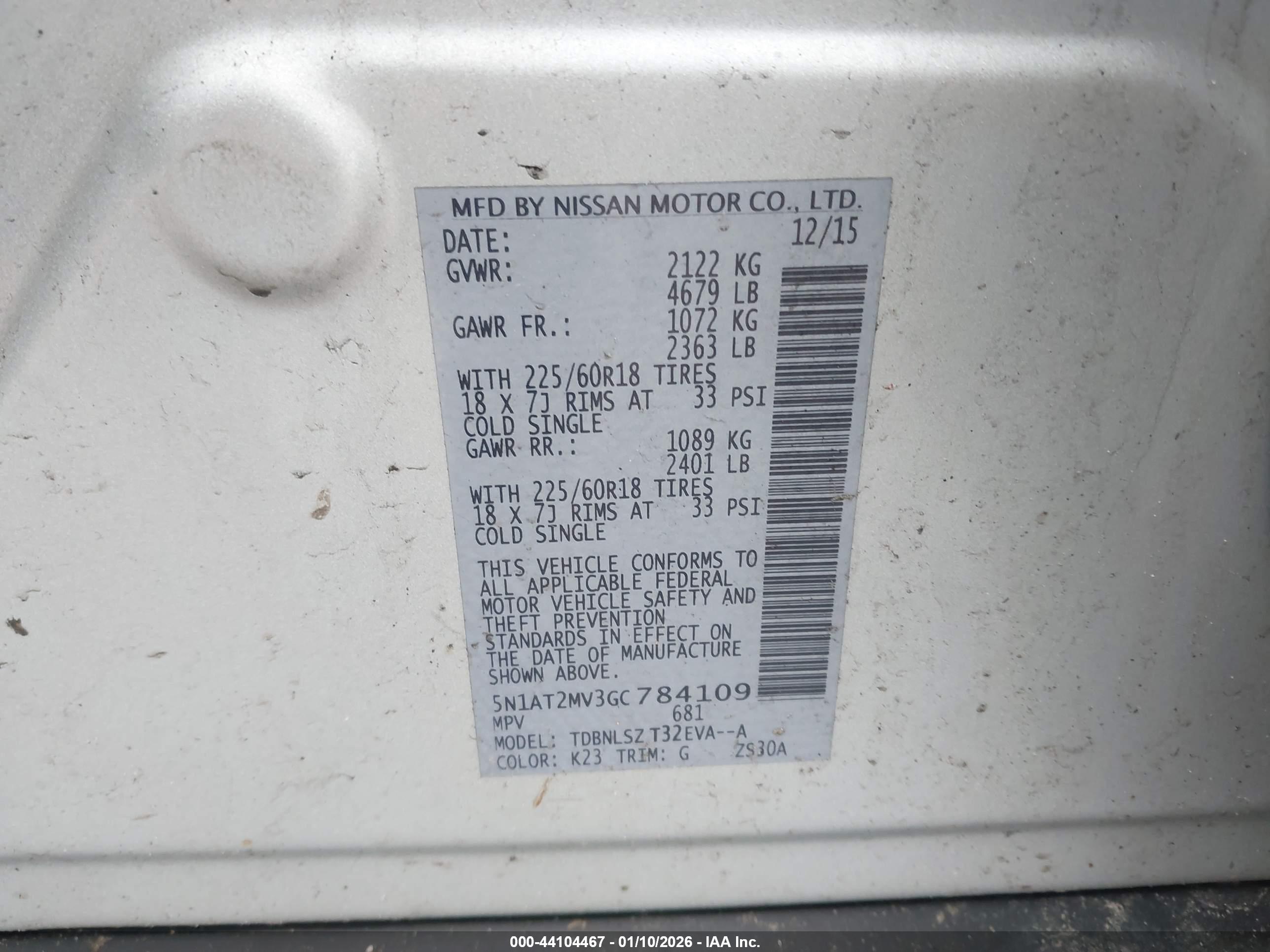 NISSAN ROGUE image 9
