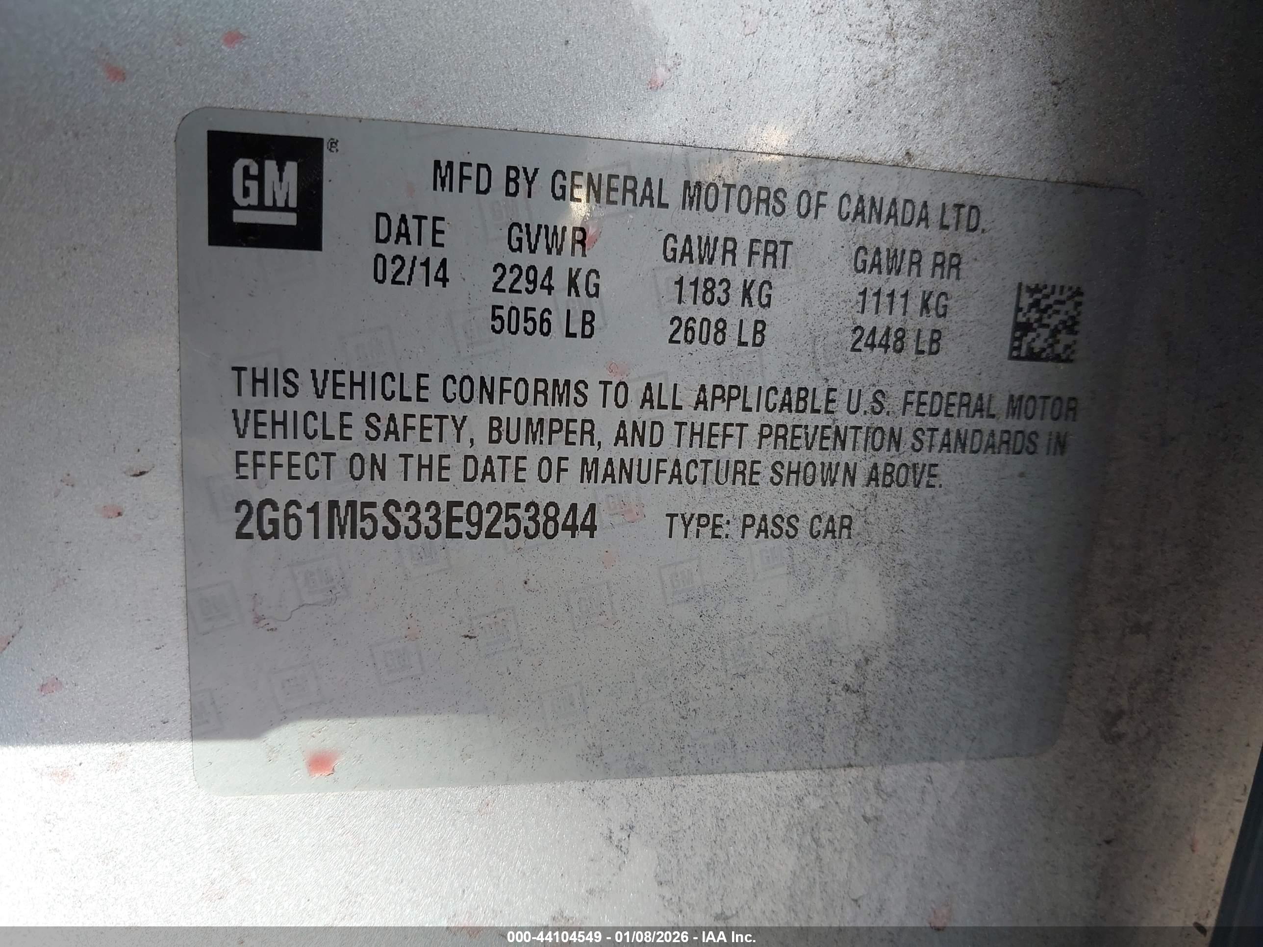 CADILLAC XTS image 9