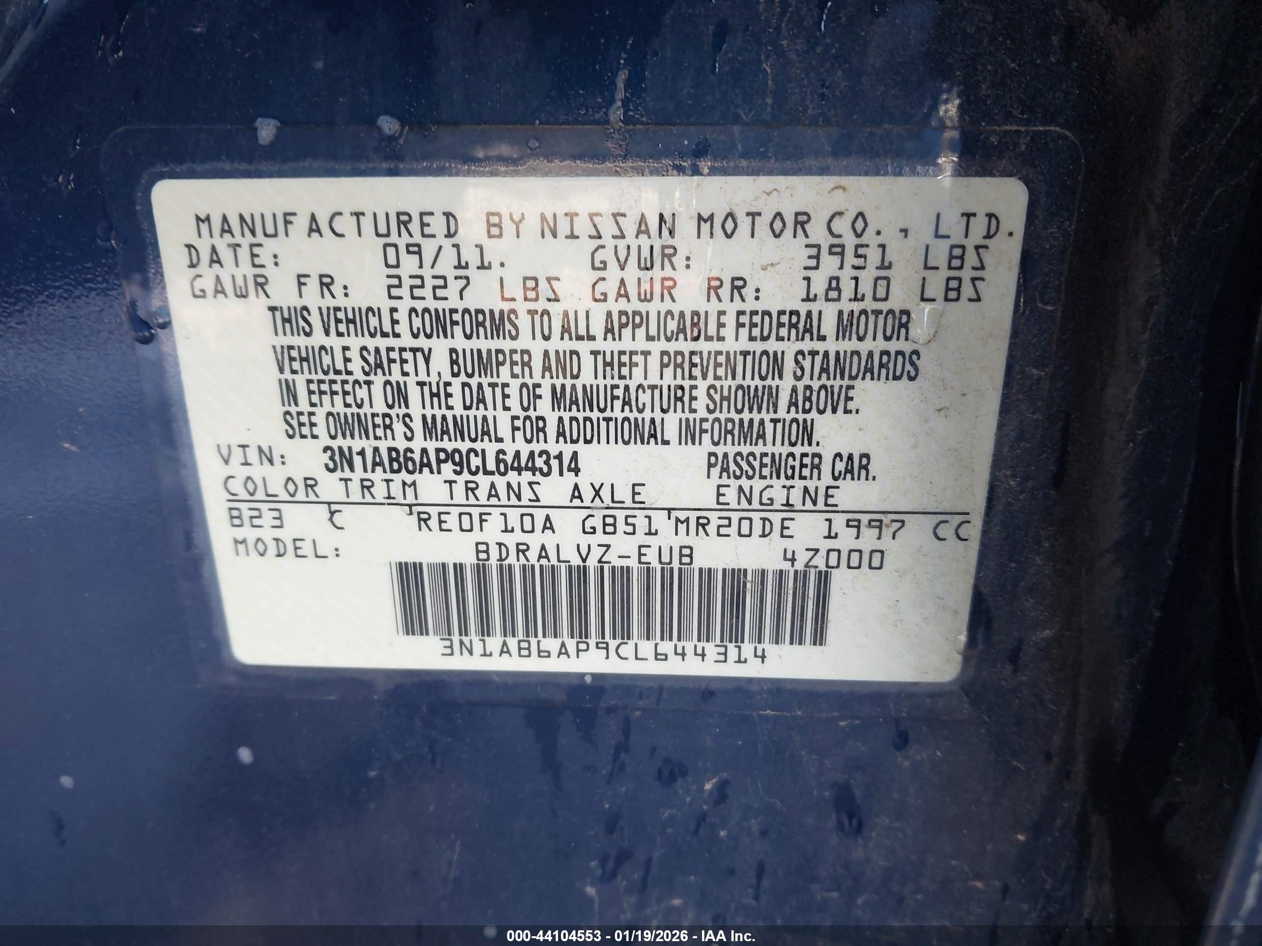 NISSAN SENTRA image 9
