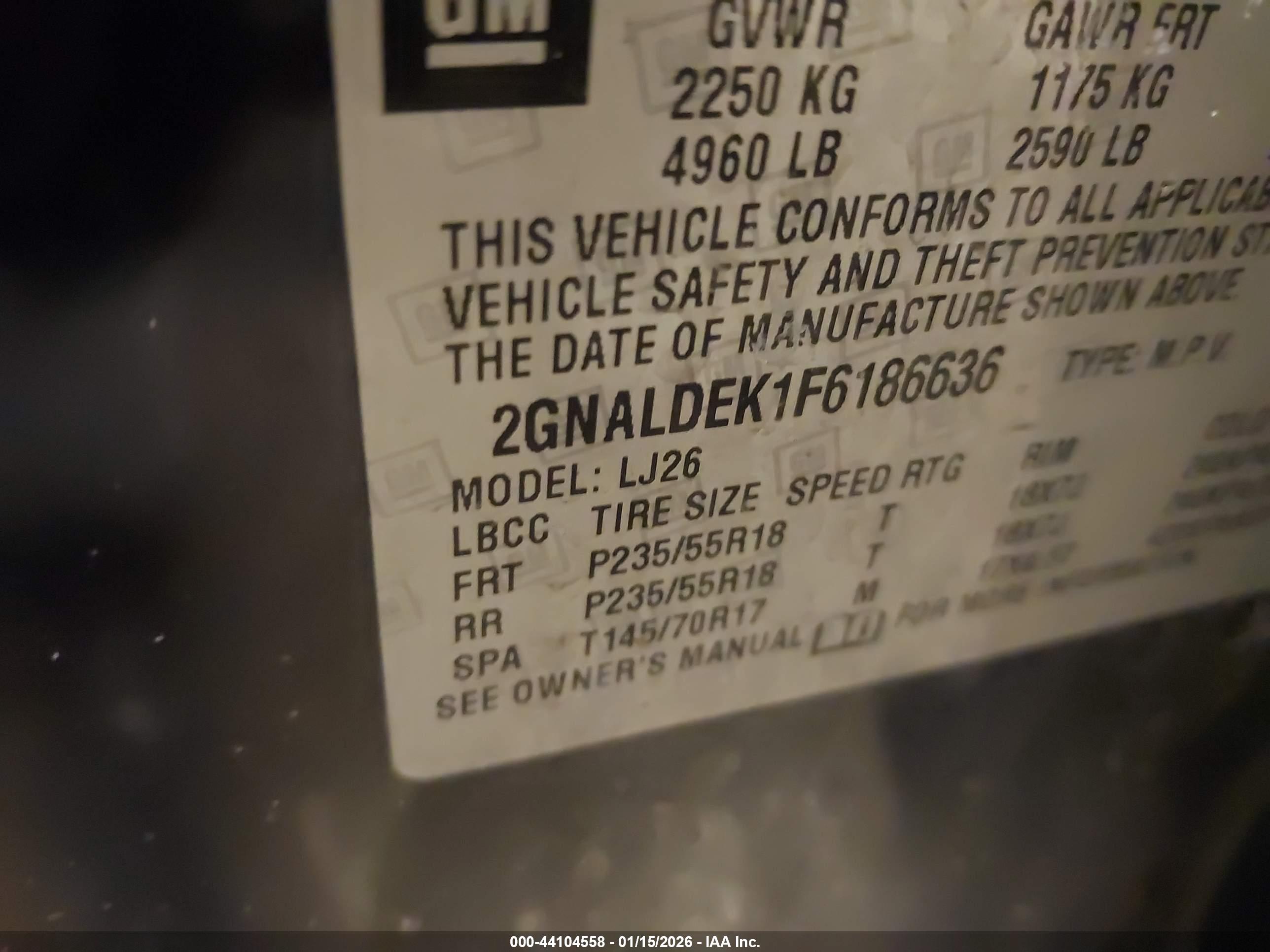 CHEVROLET EQUINOX image 9