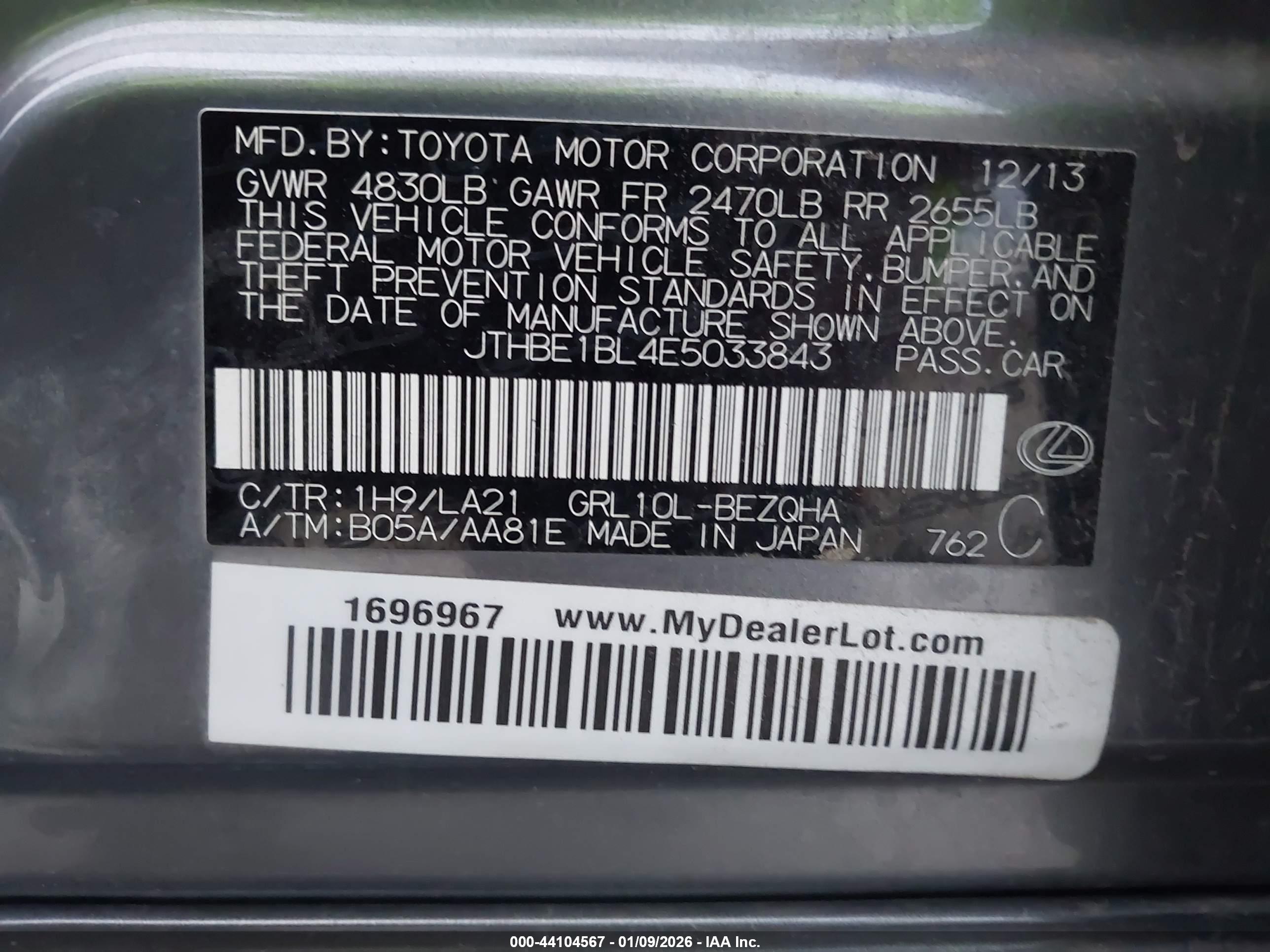 LEXUS GS image 9