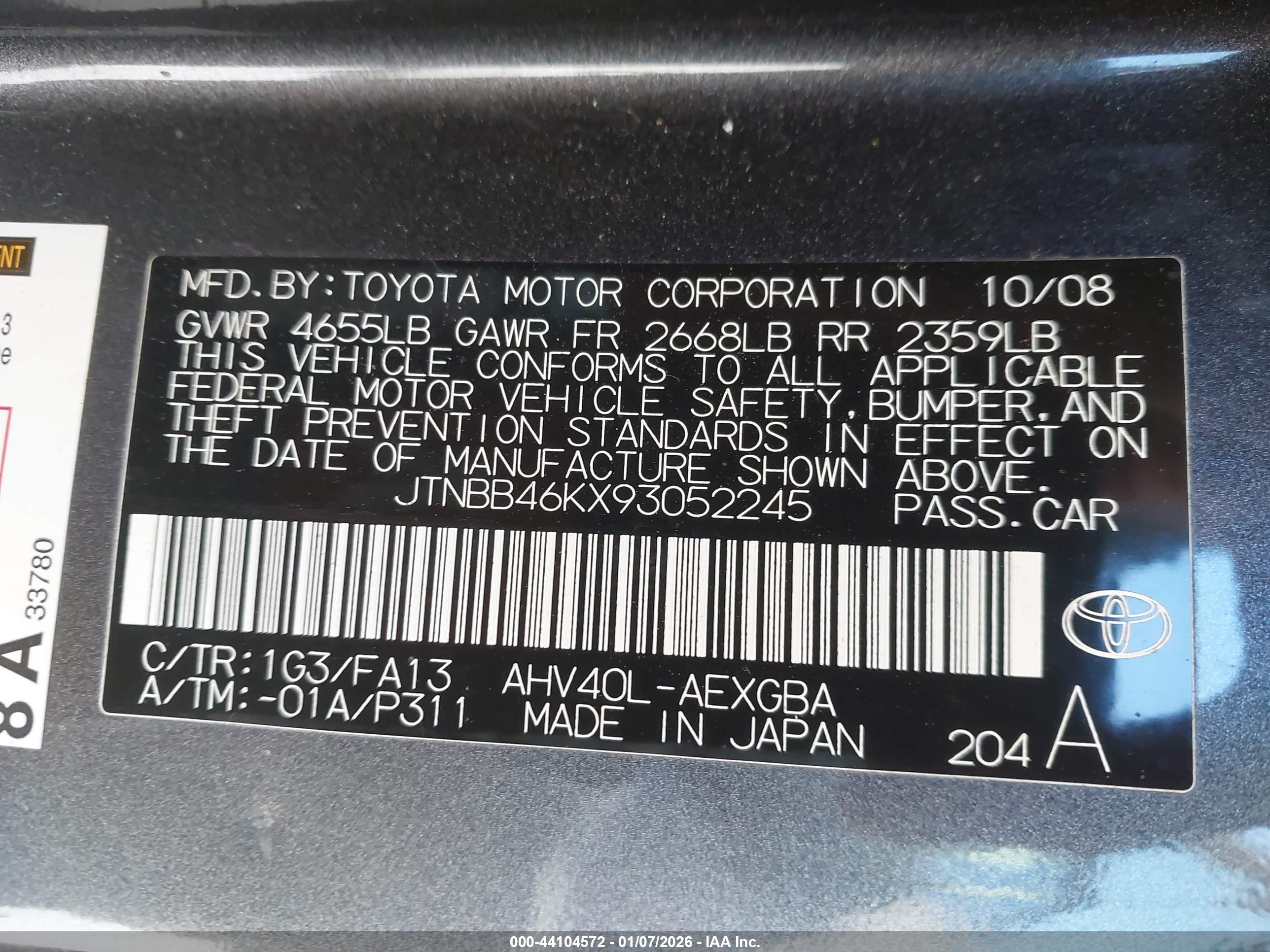 TOYOTA CAMRY image 9