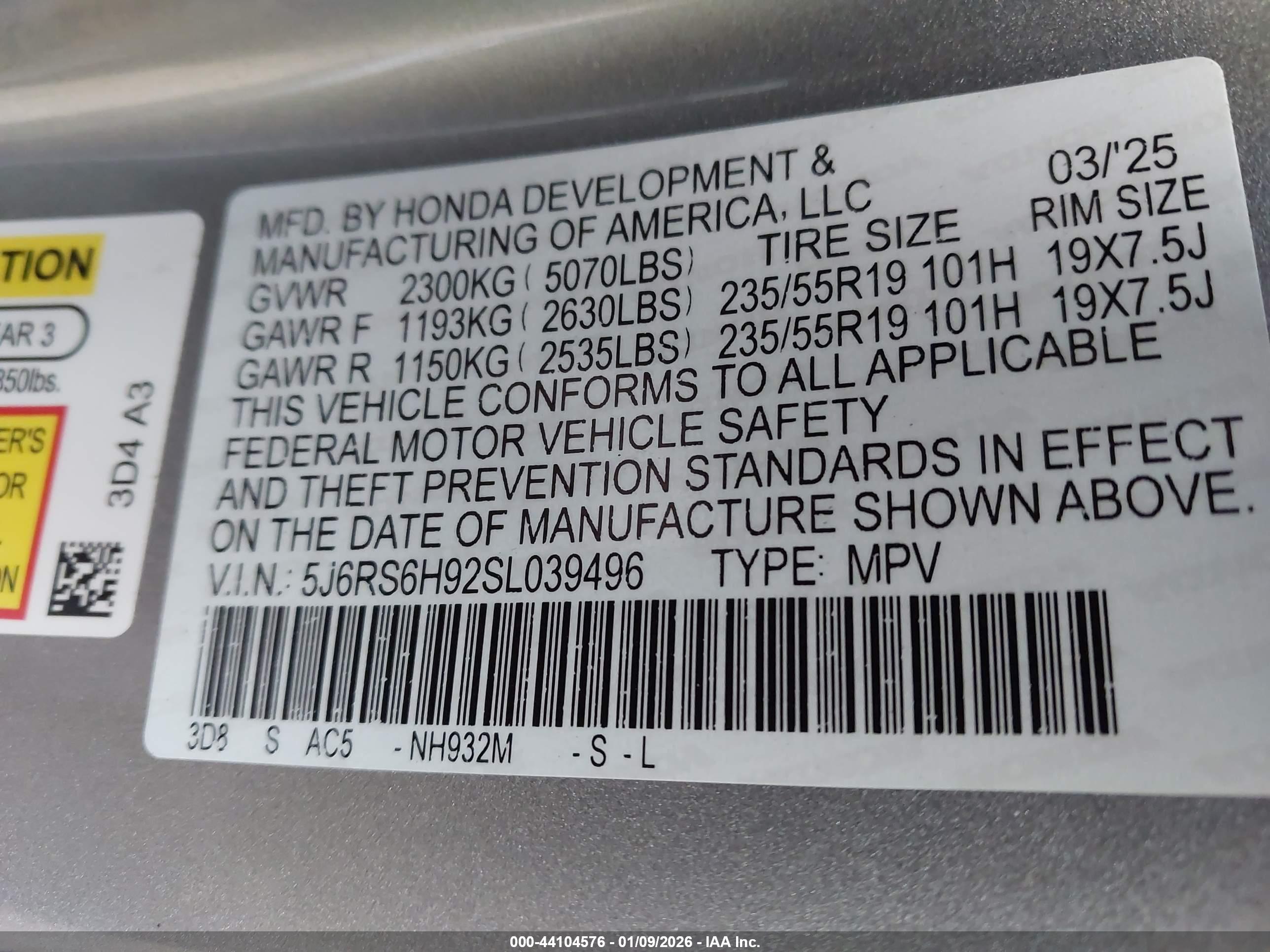 HONDA CR-V image 9