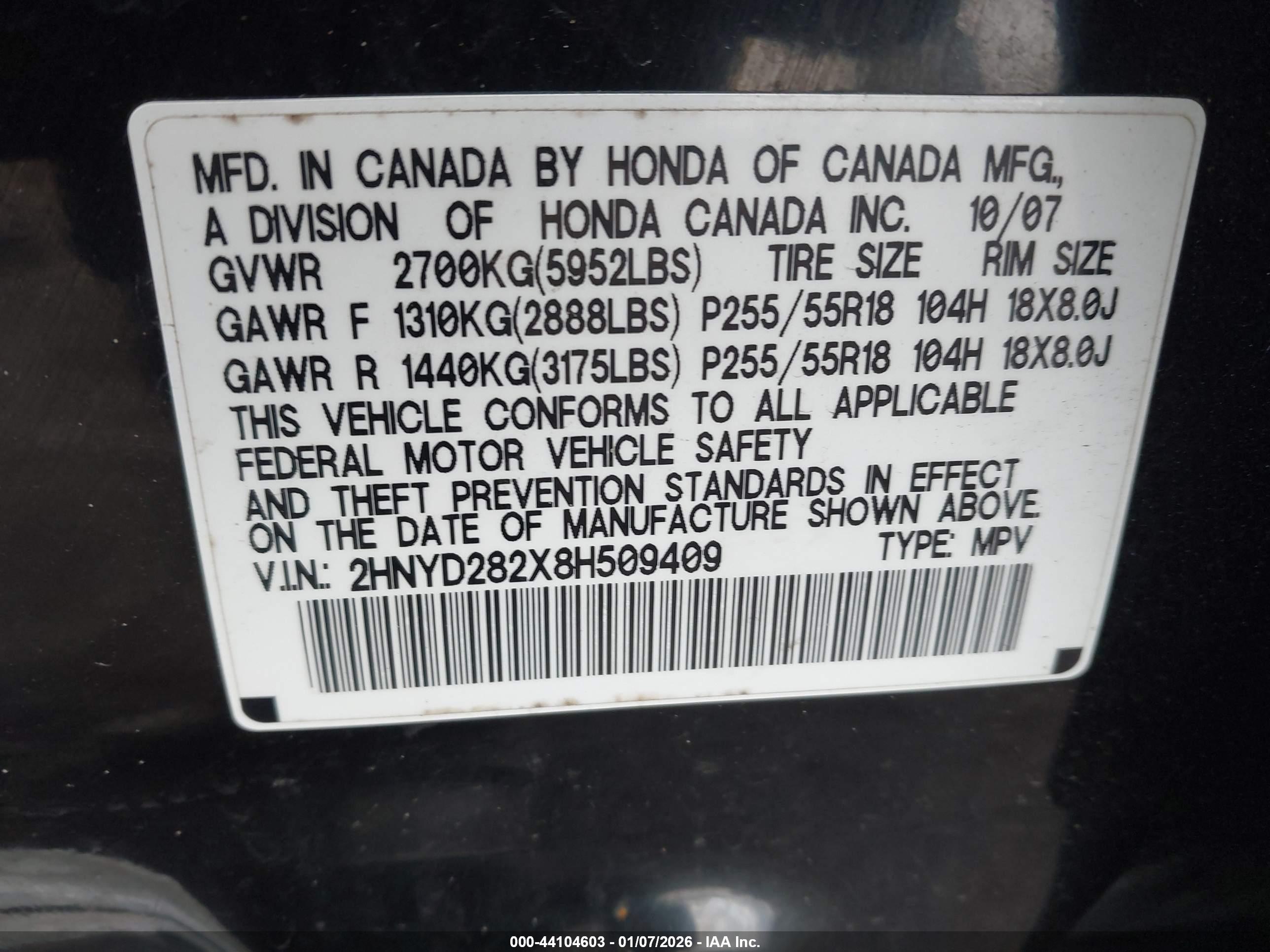 ACURA MDX image 9