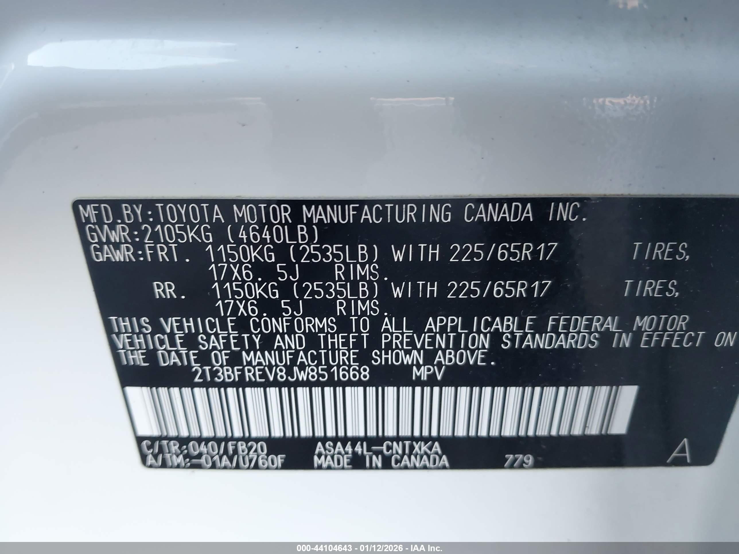 TOYOTA RAV4 image 9