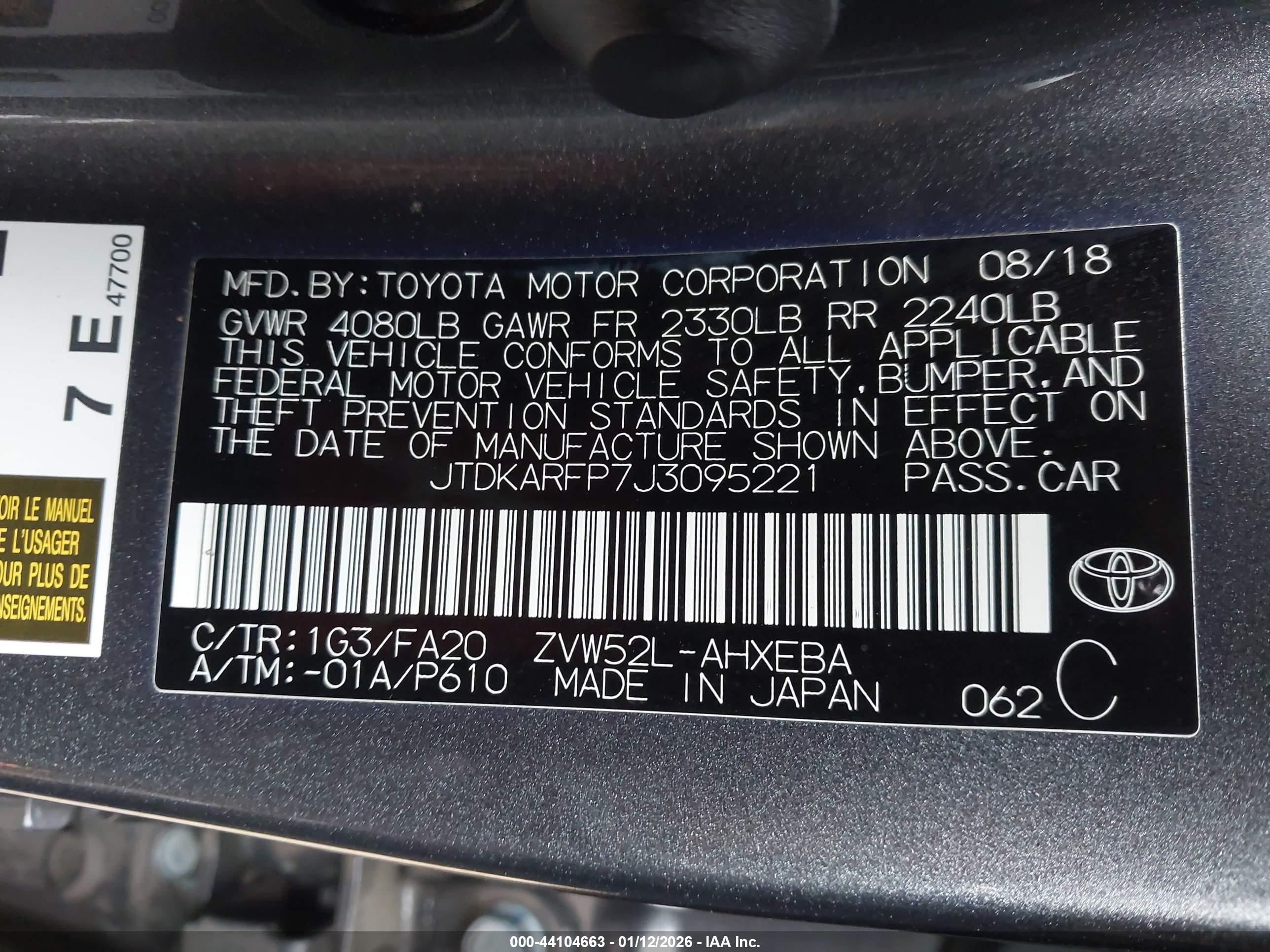 TOYOTA PRIUS image 9