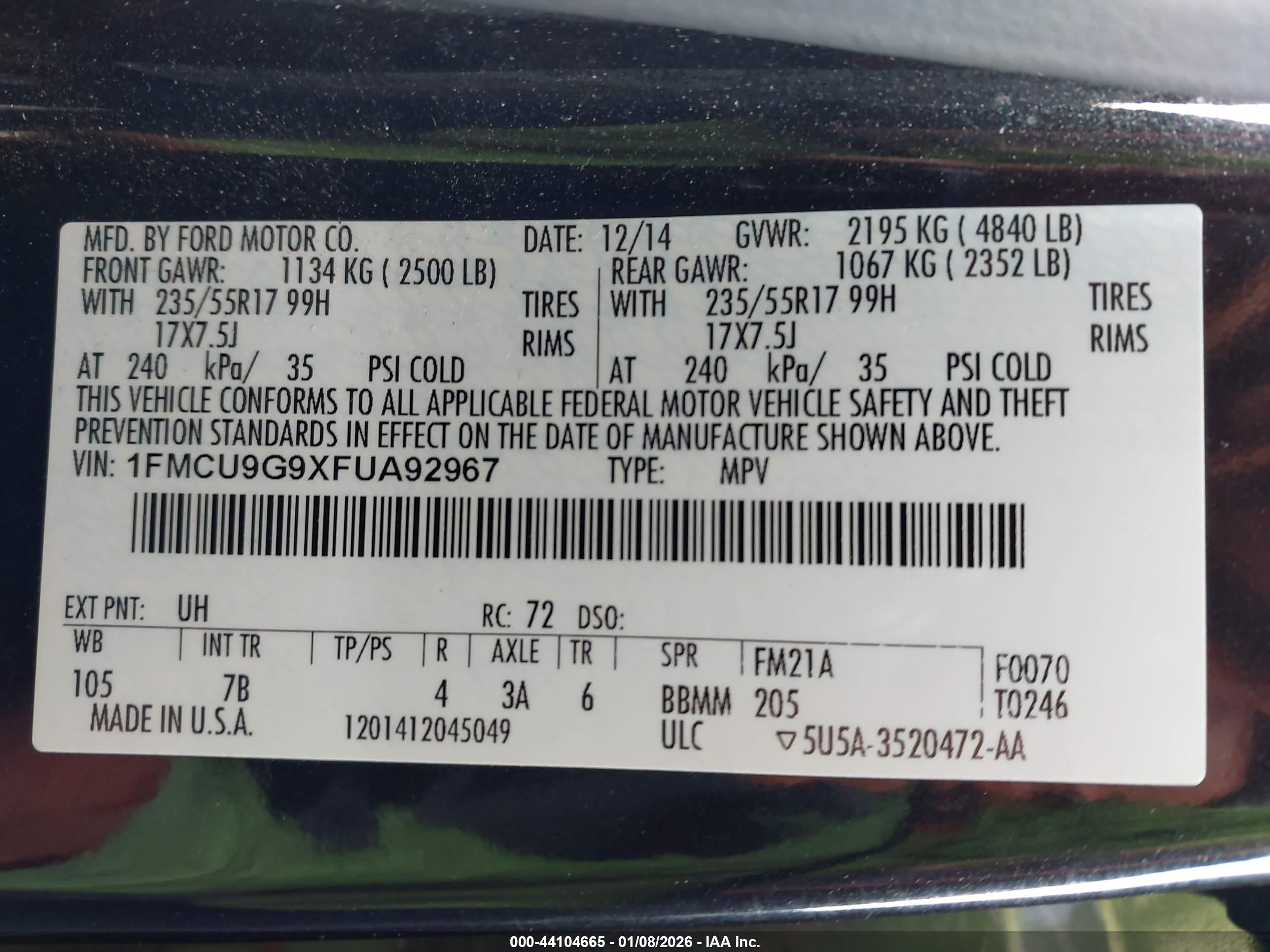 FORD ESCAPE image 9