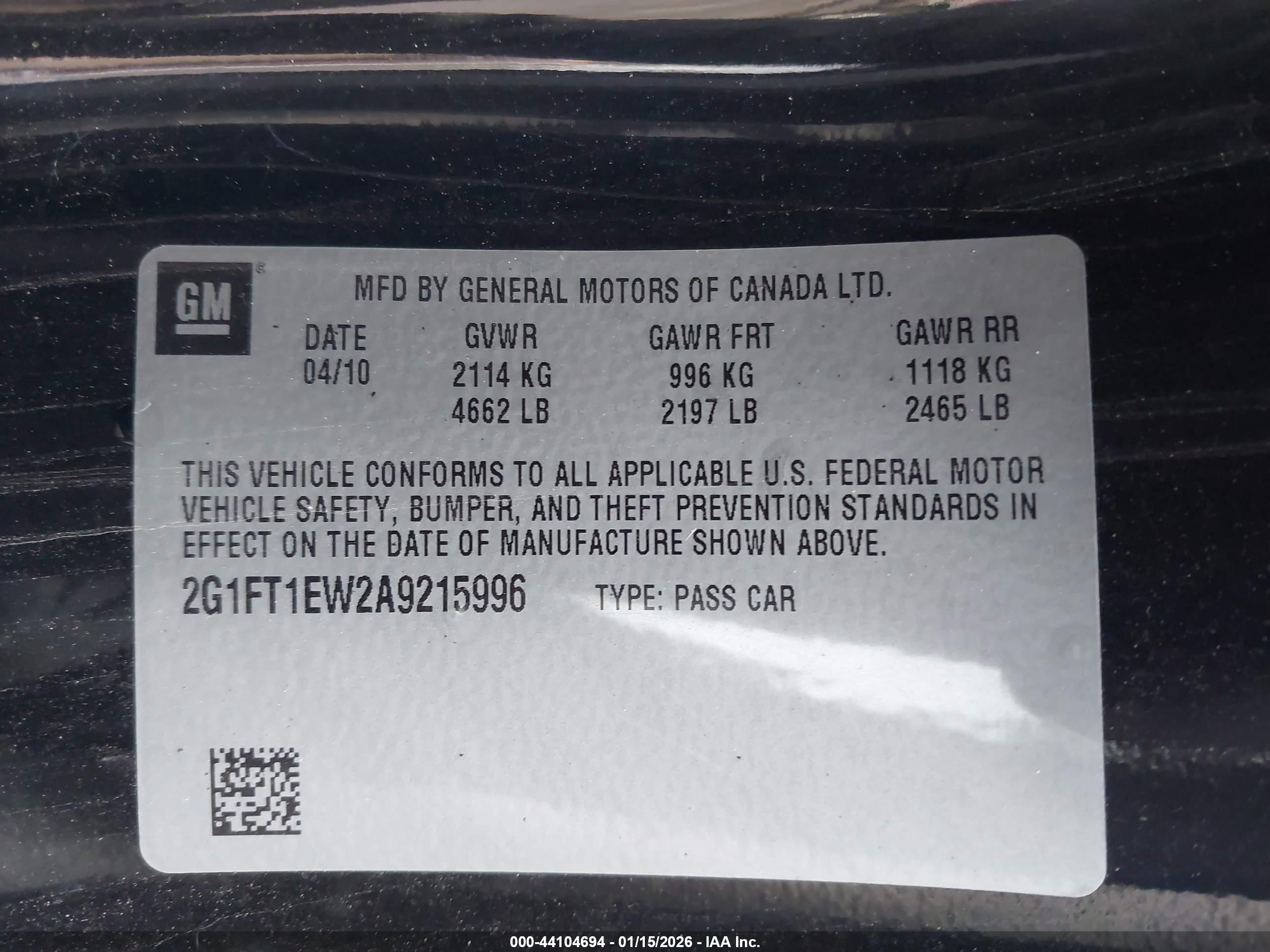 CHEVROLET CAMARO image 9