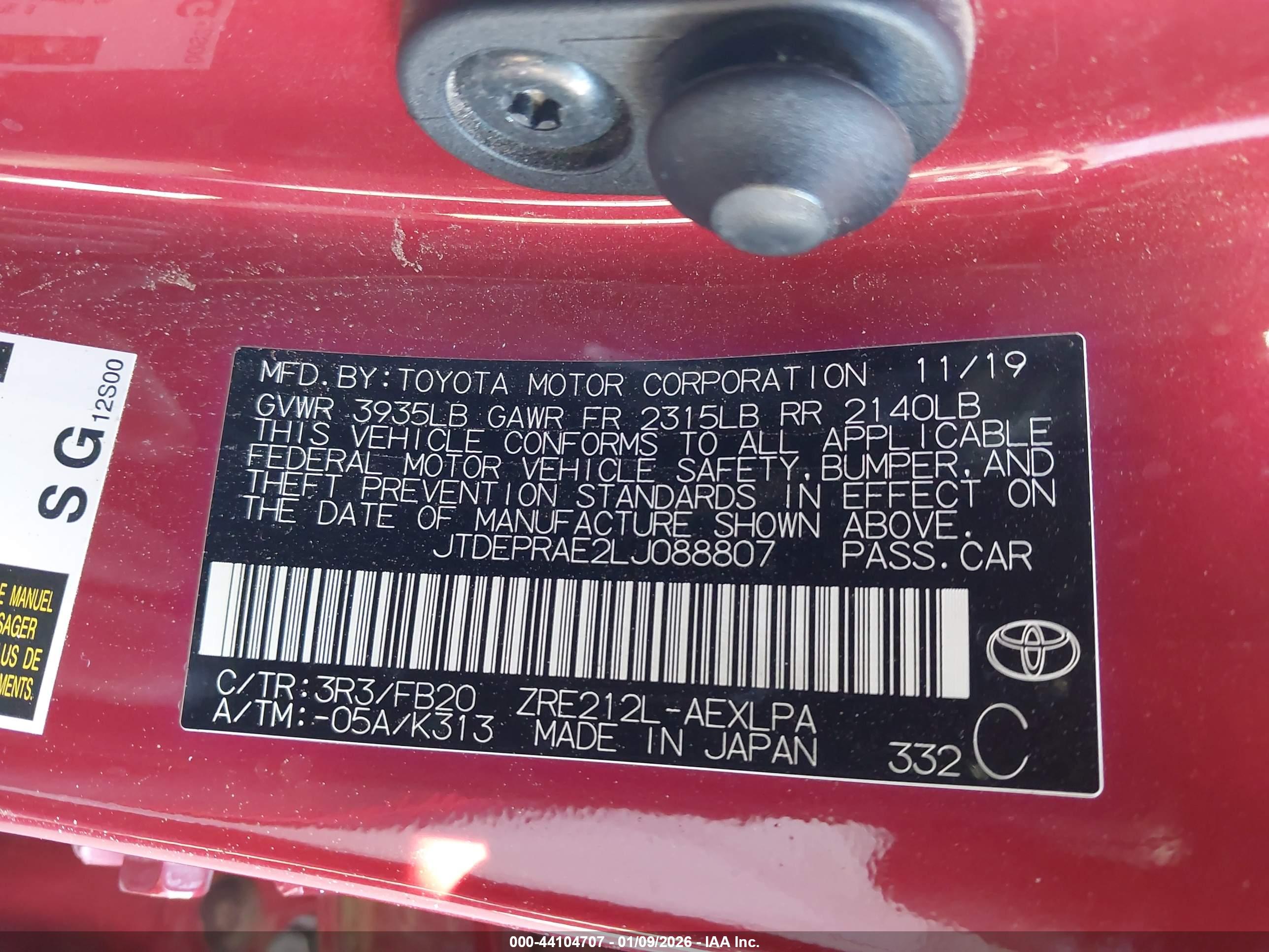 TOYOTA COROLLA image 9