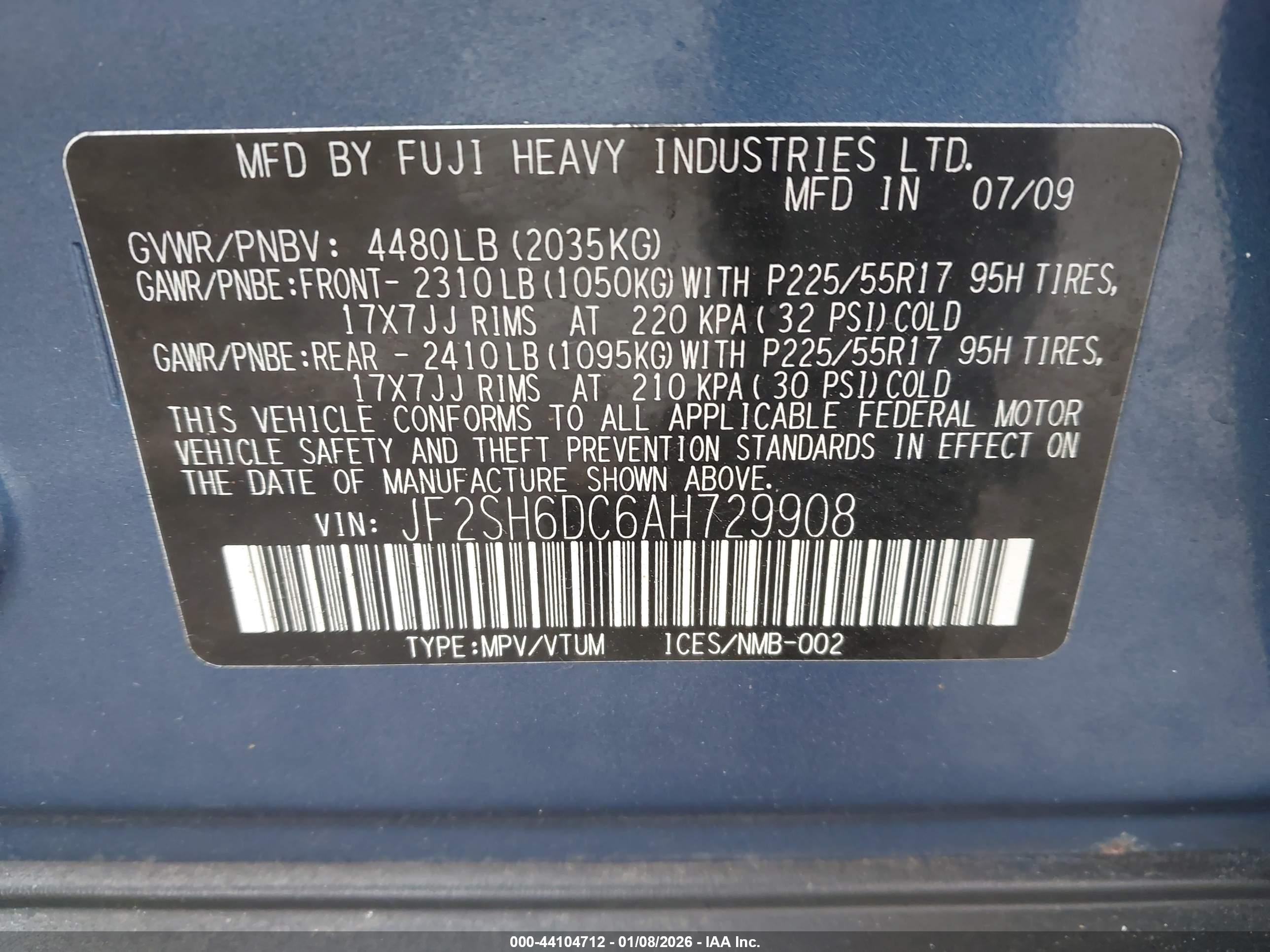 SUBARU FORESTER image 9