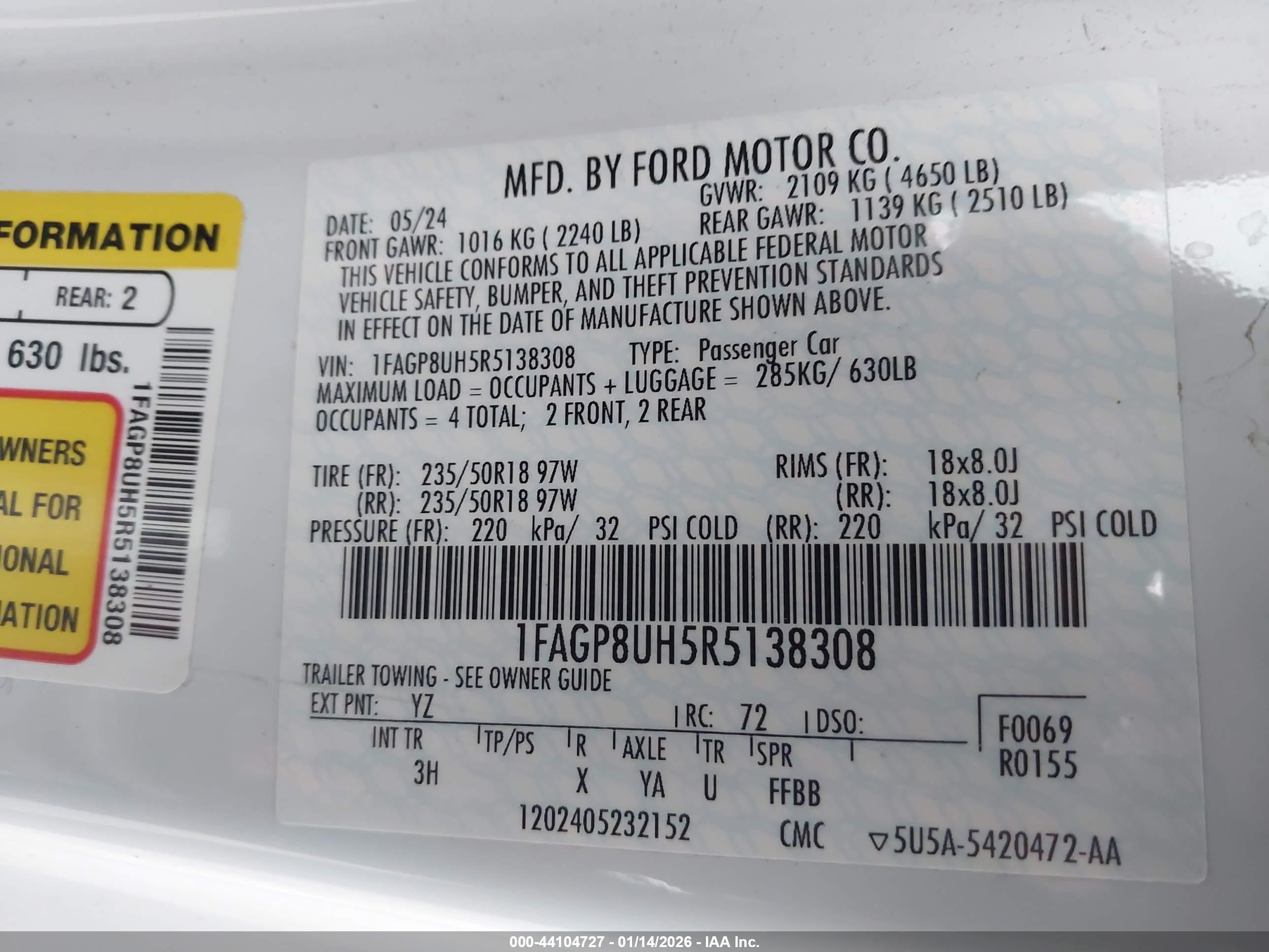 FORD MUSTANG image 9