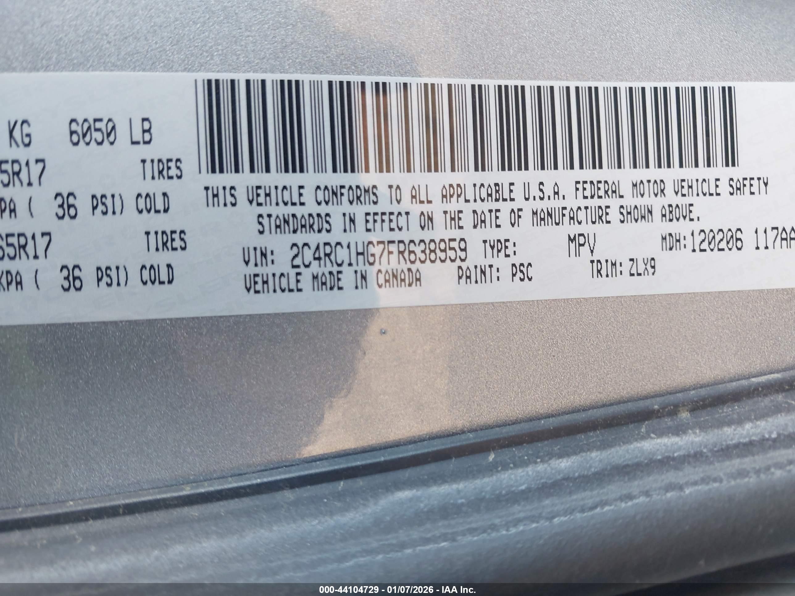 CHRYSLER TOWN image 9