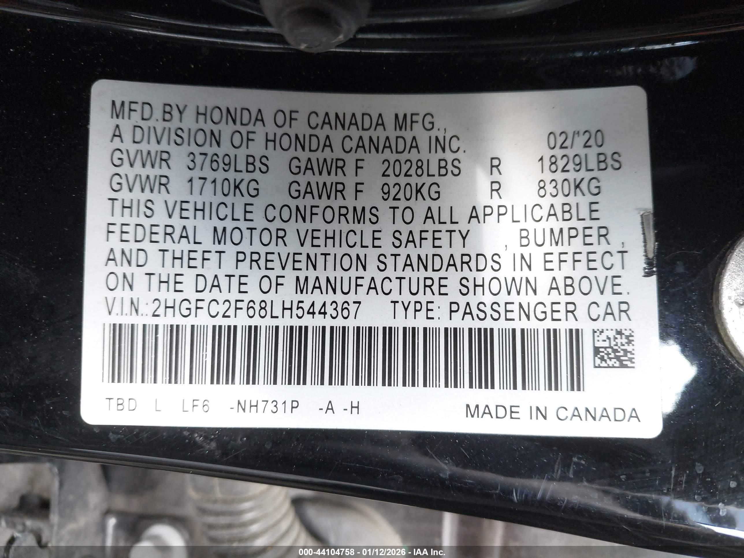 HONDA CIVIC image 9