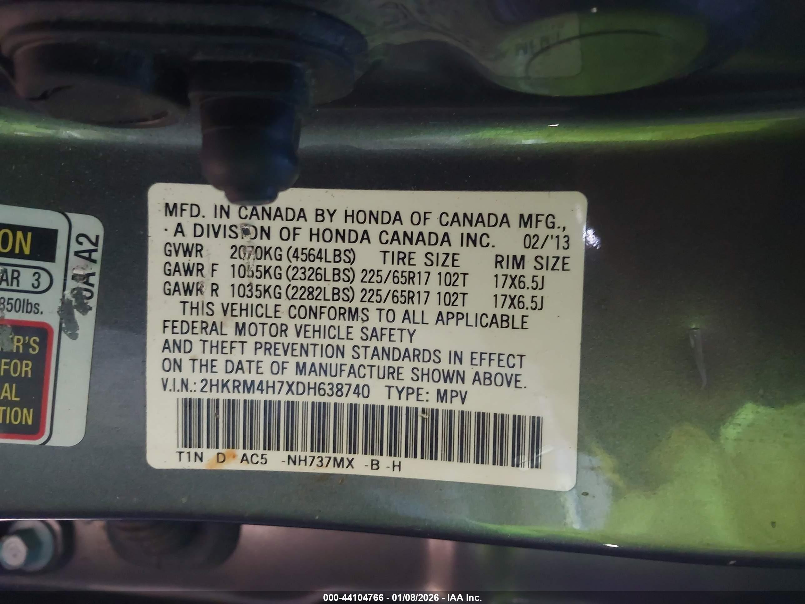 HONDA CR-V image 9