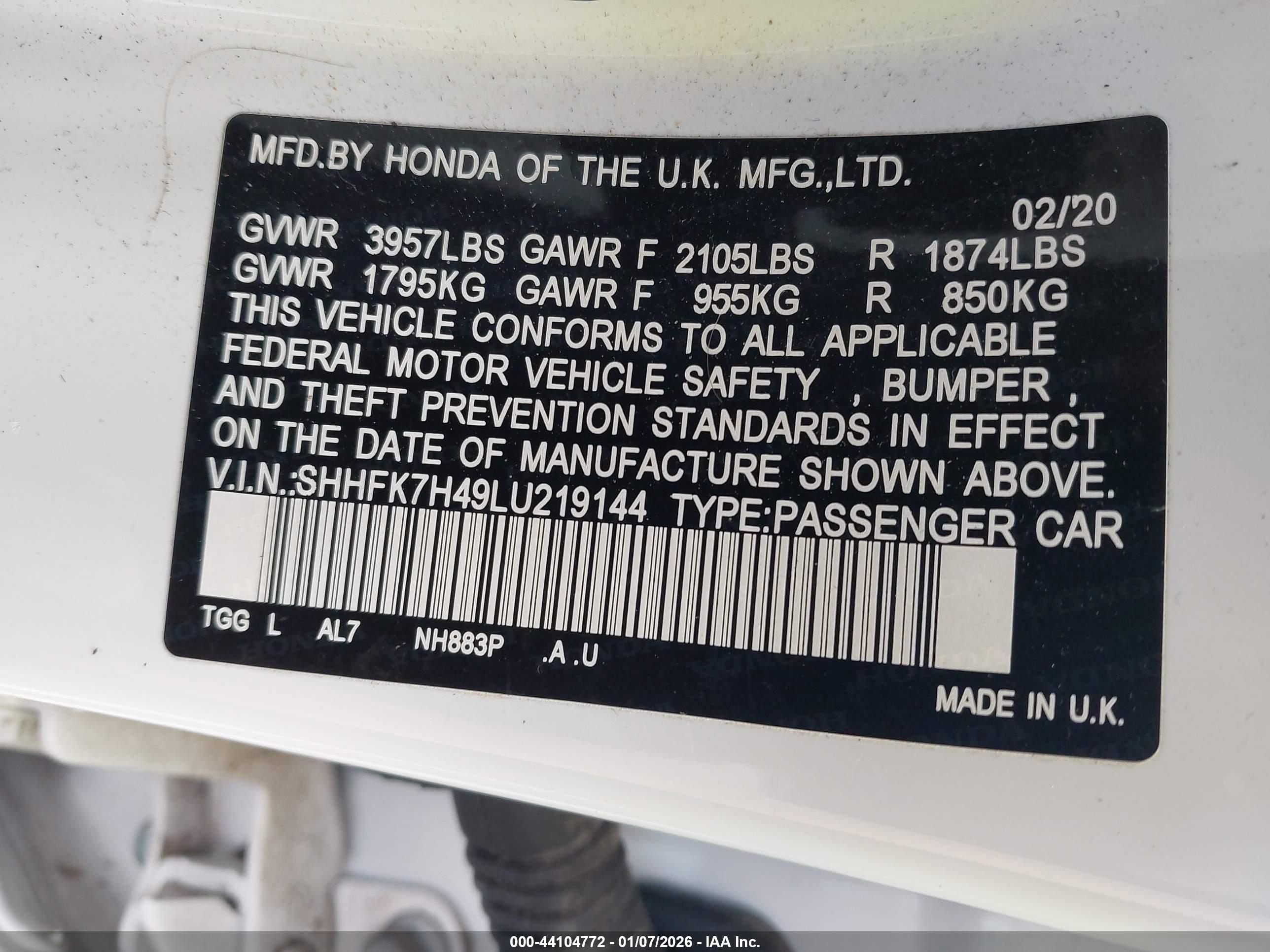 HONDA CIVIC image 9