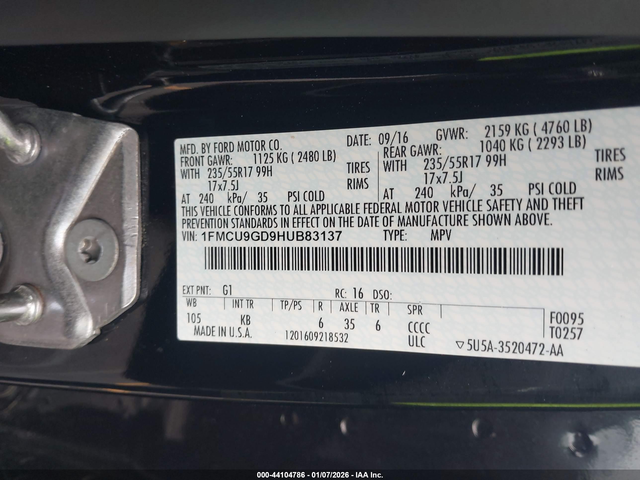 FORD ESCAPE image 9