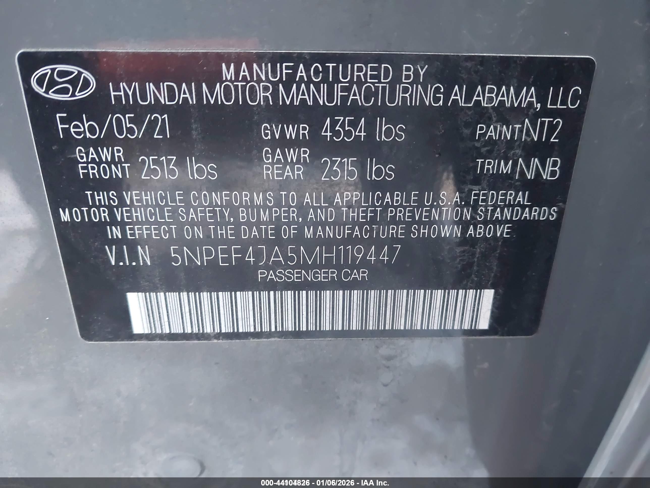 HYUNDAI SONATA image 9
