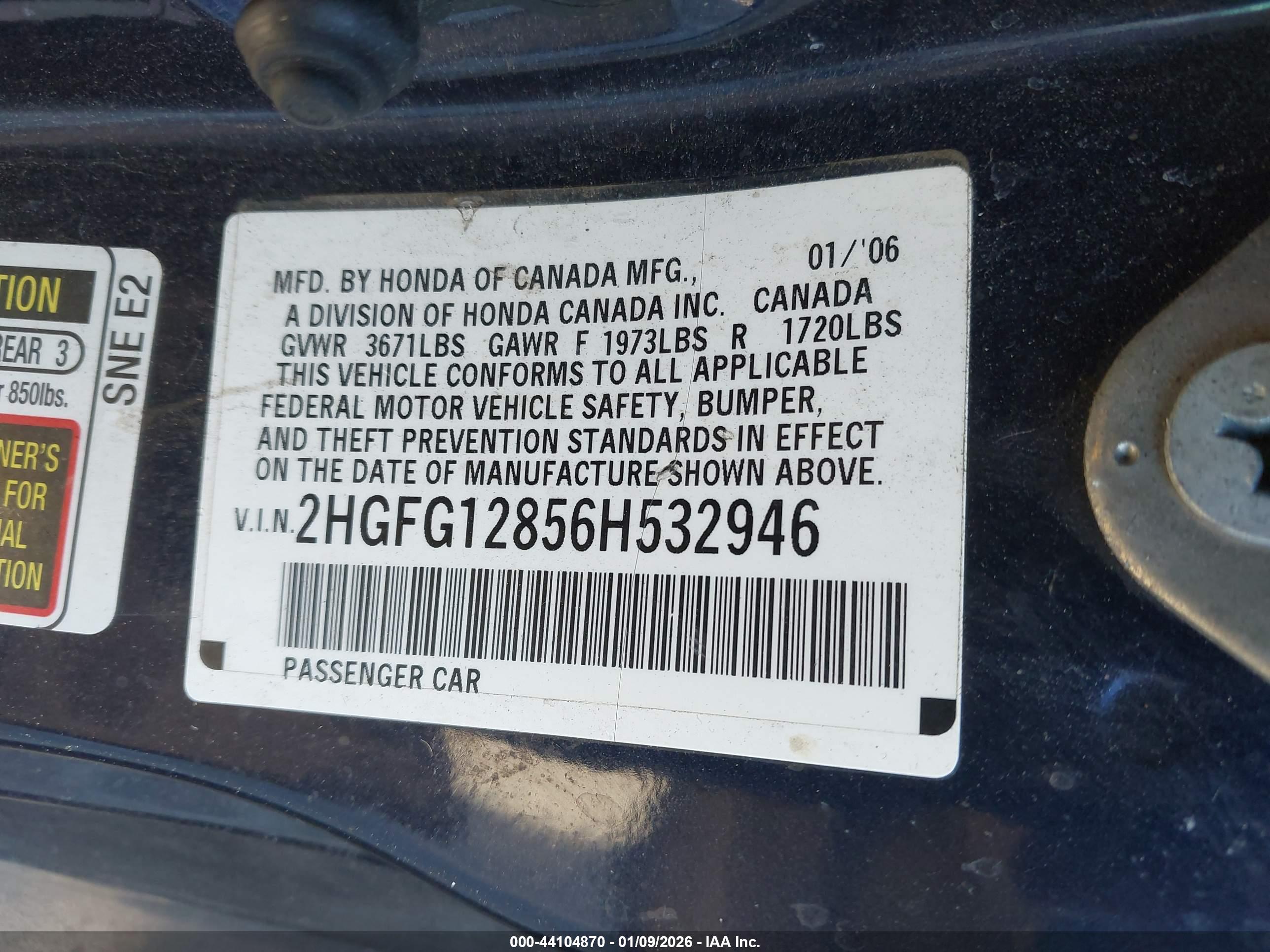 HONDA CIVIC image 9