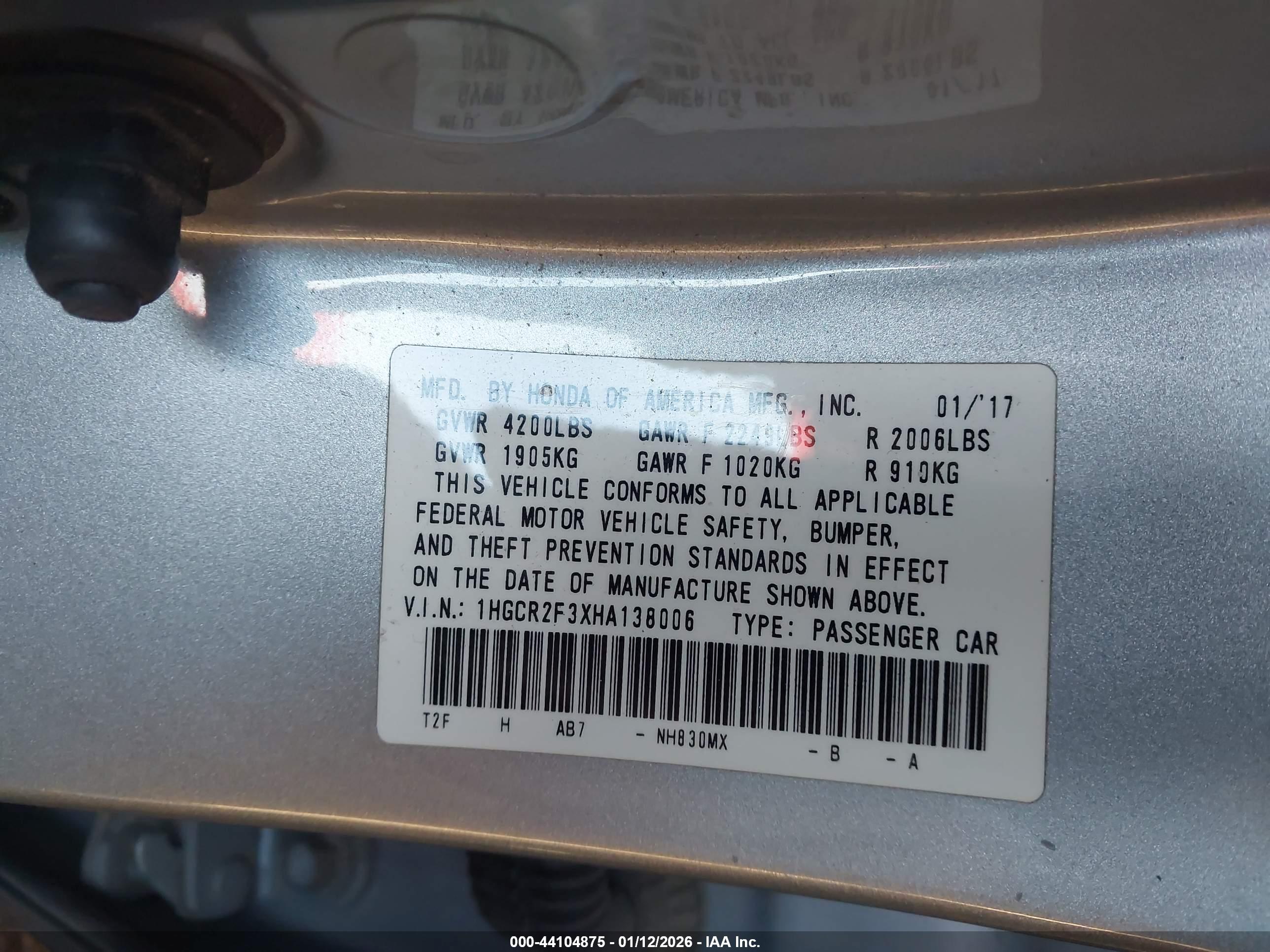 HONDA ACCORD image 9
