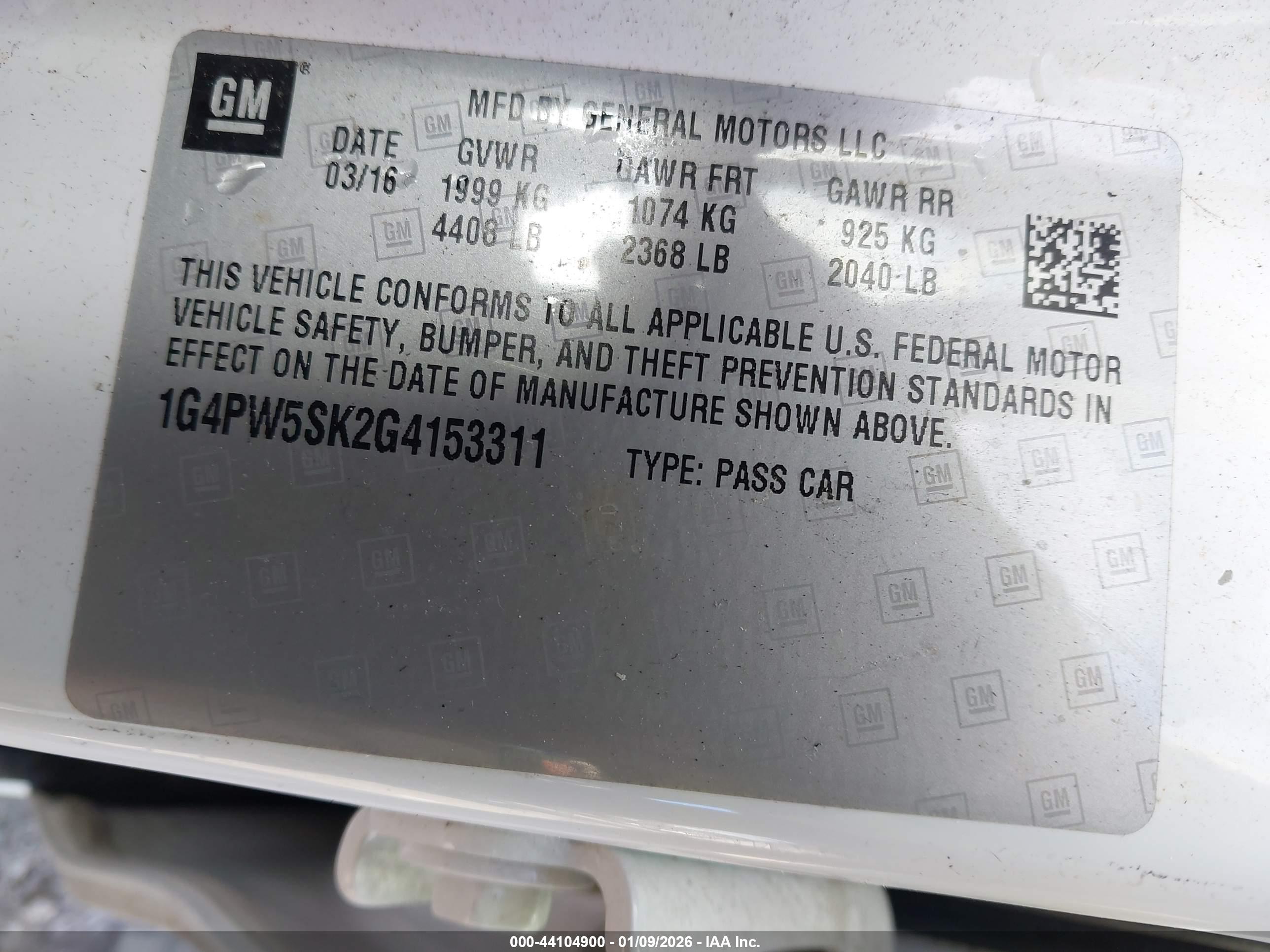BUICK VERANO image 9
