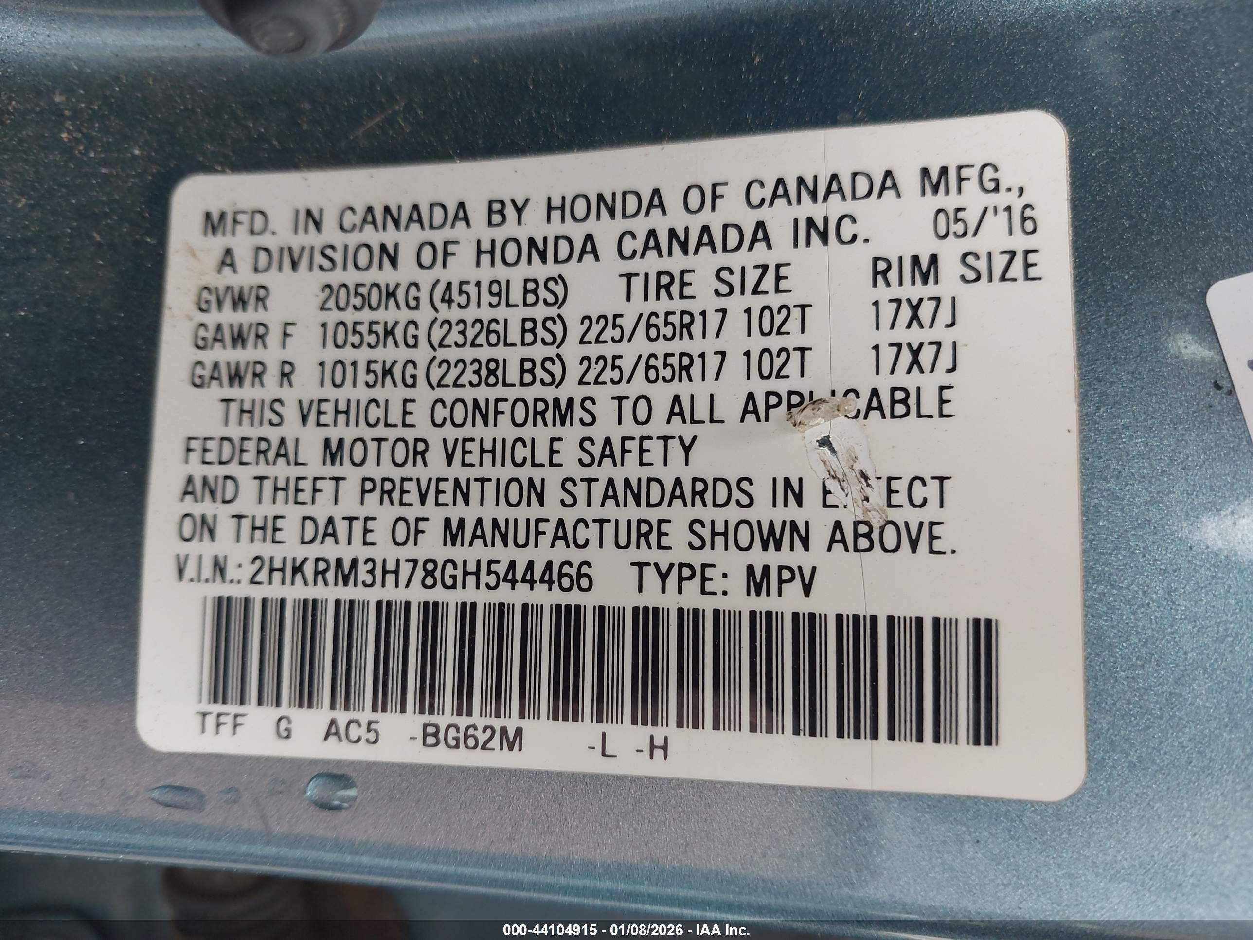 HONDA CR-V image 9