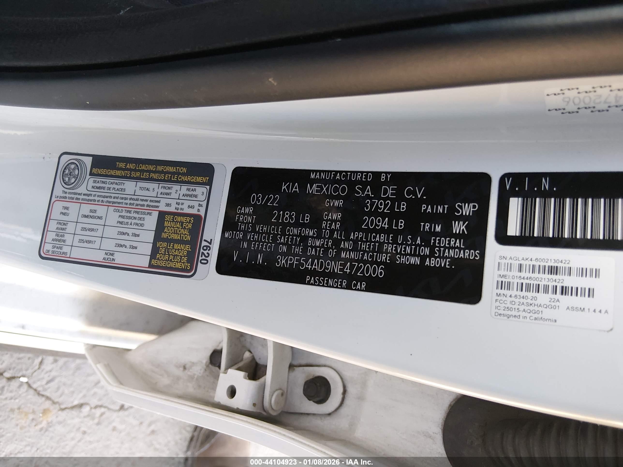 KIA FORTE image 9