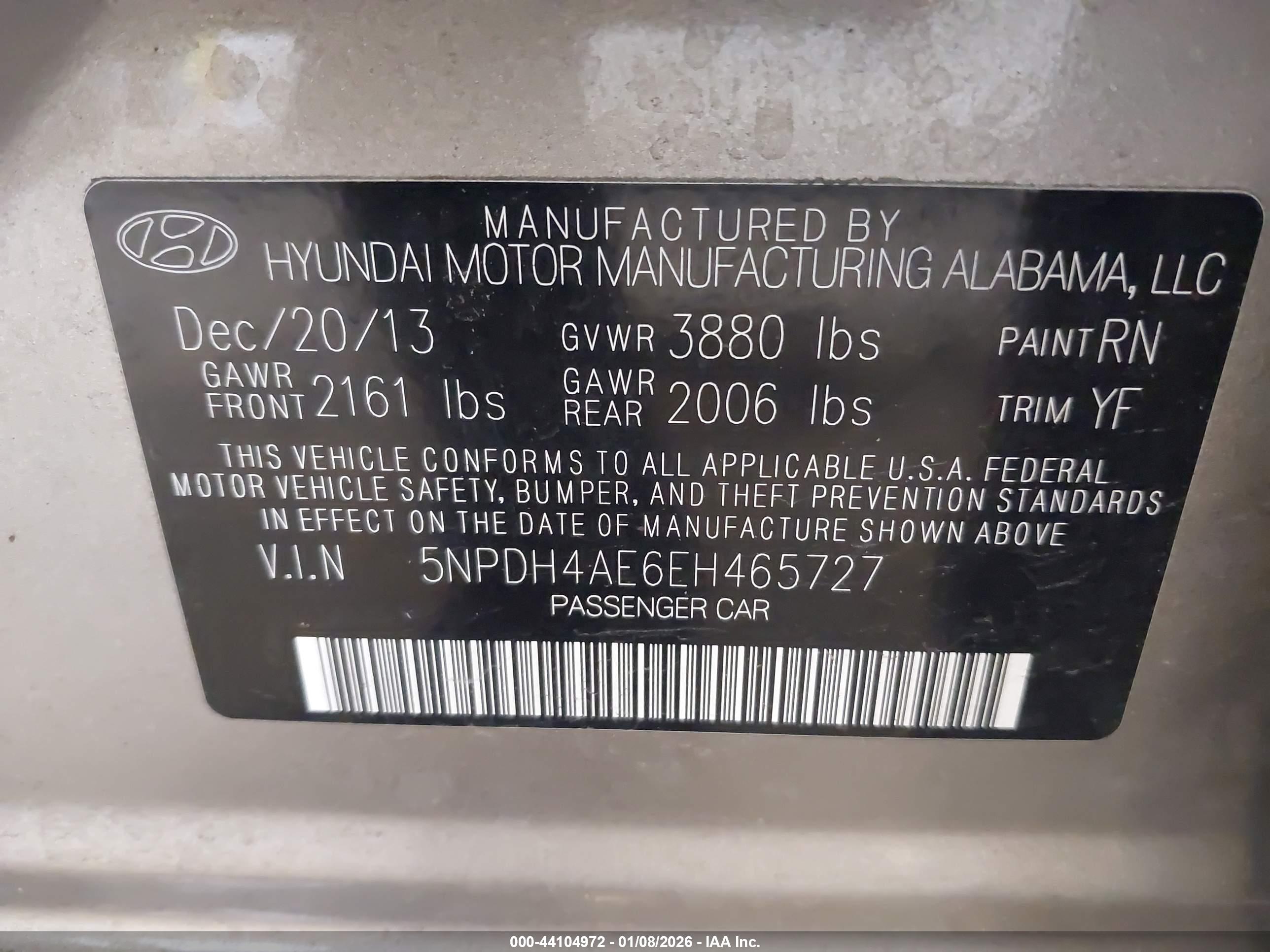 HYUNDAI ELANTRA image 9