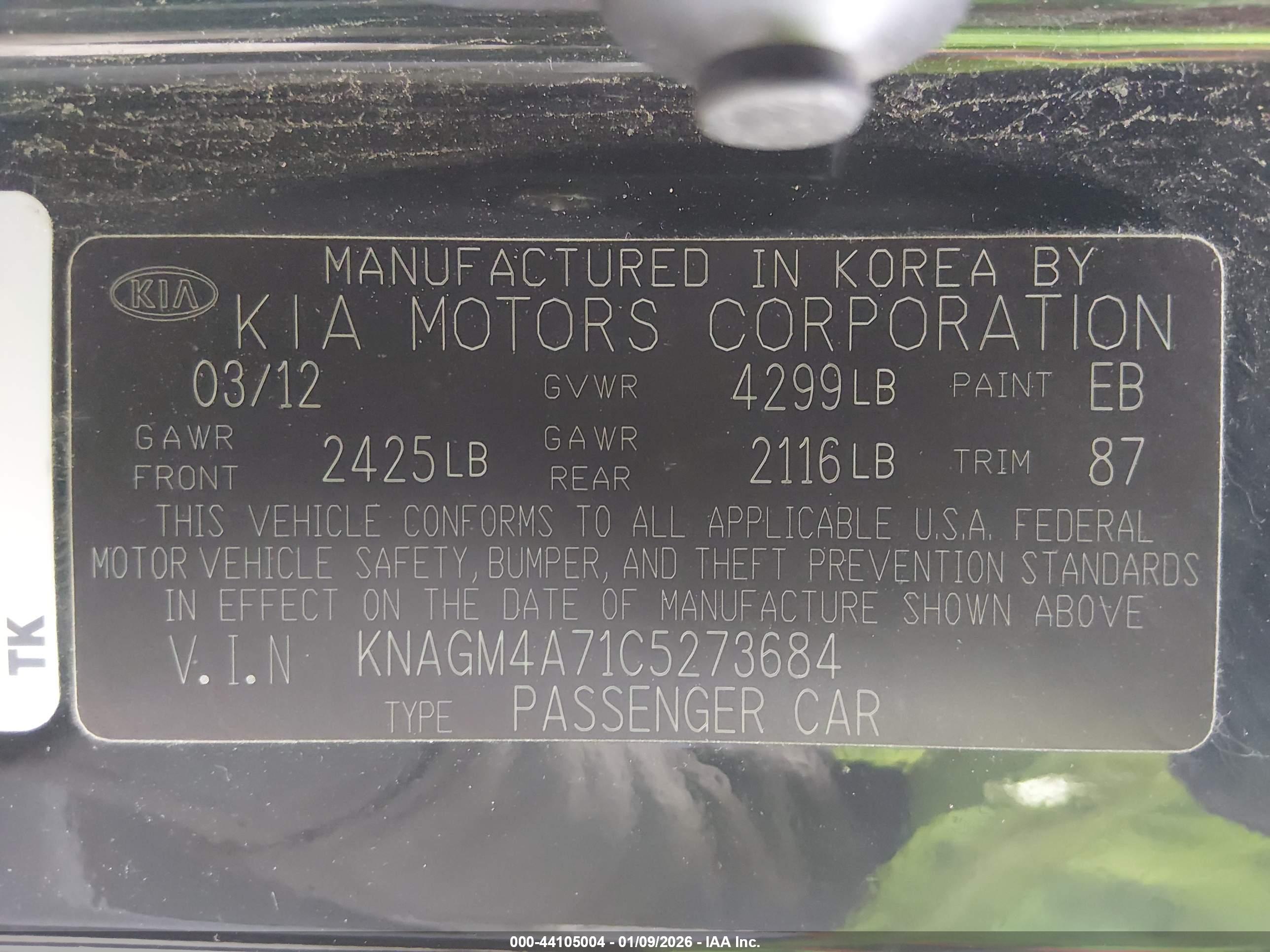 KIA OPTIMA image 9