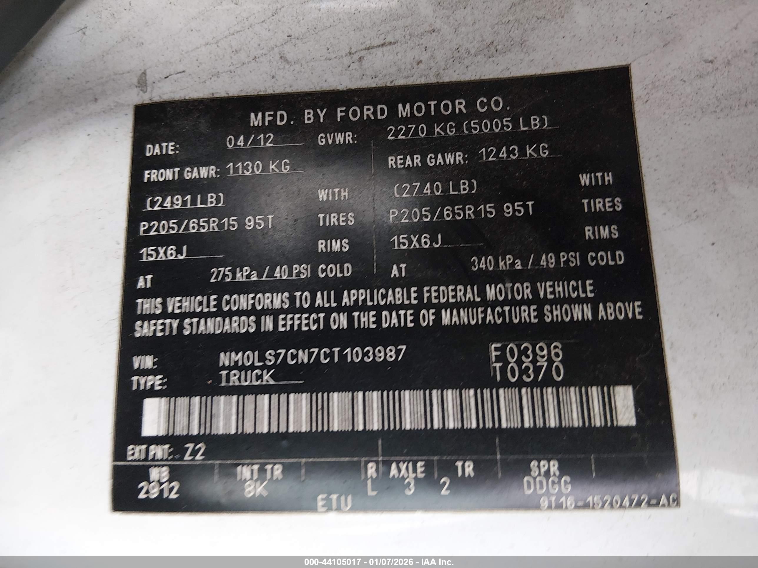 FORD TRANSIT image 9