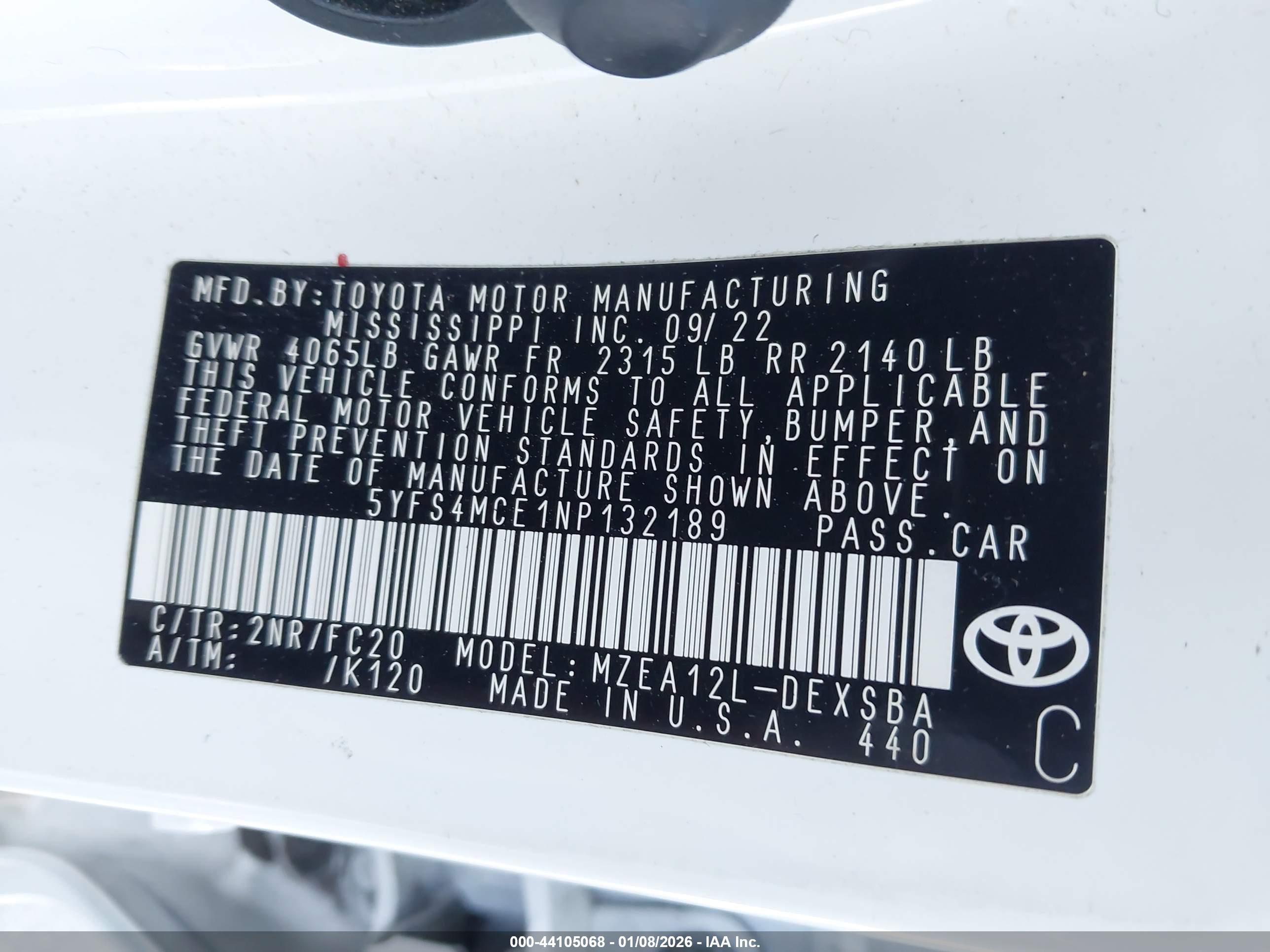 TOYOTA COROLLA image 9