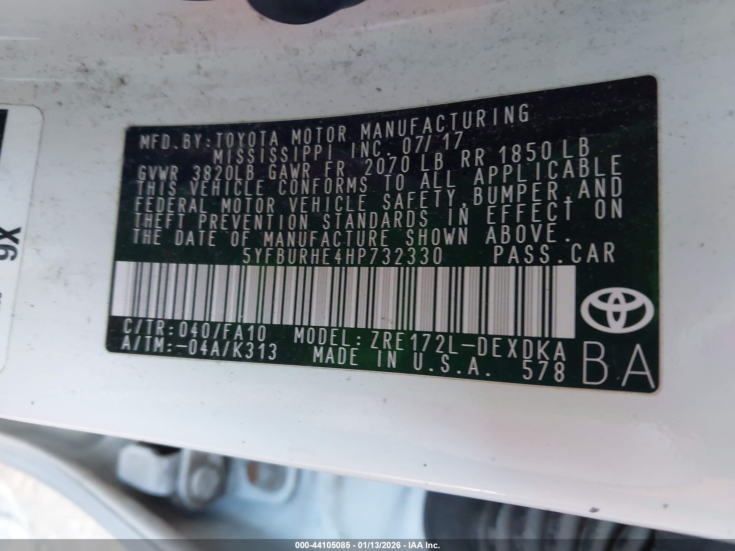 TOYOTA COROLLA image 9