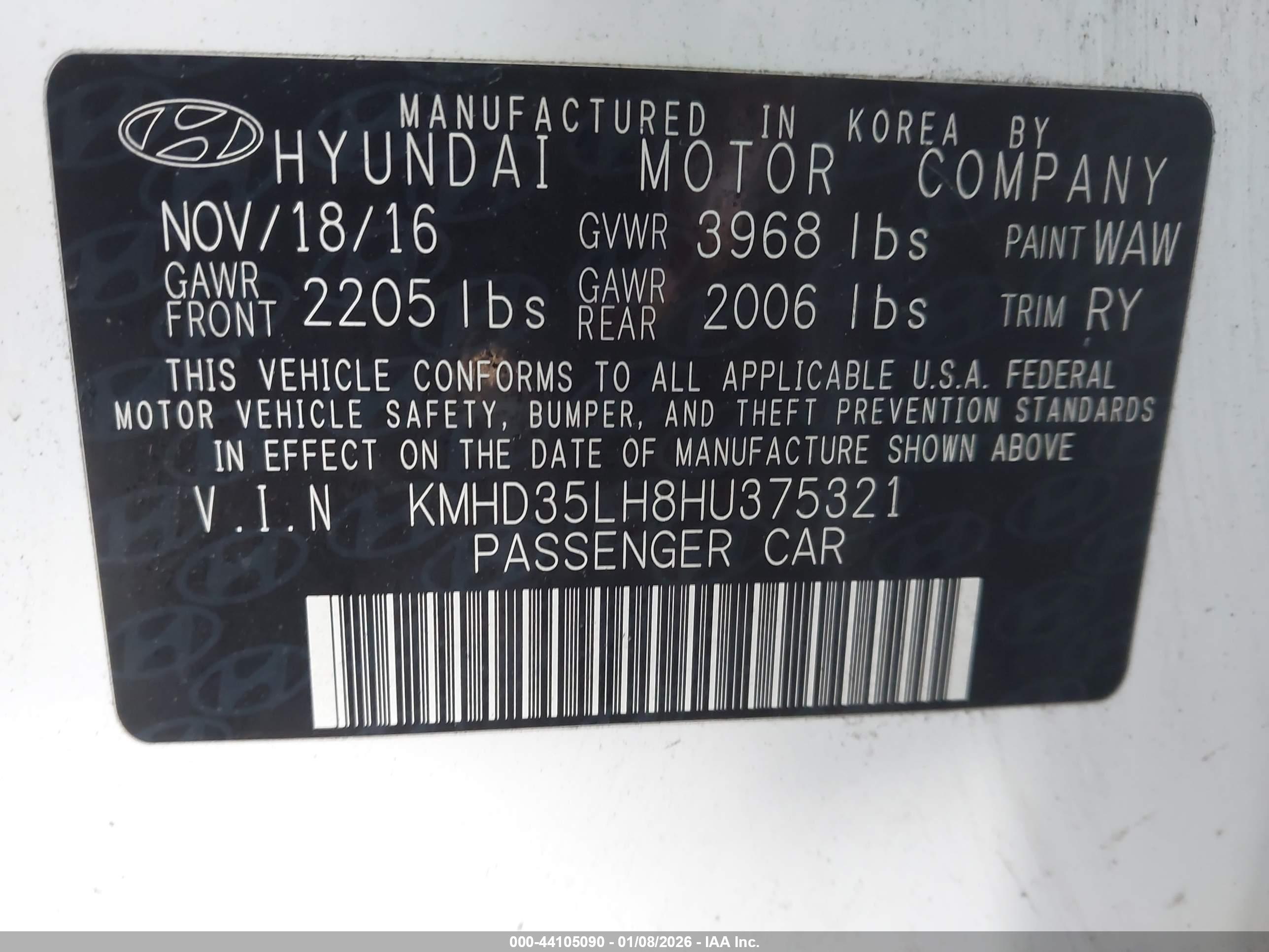 HYUNDAI ELANTRA image 9