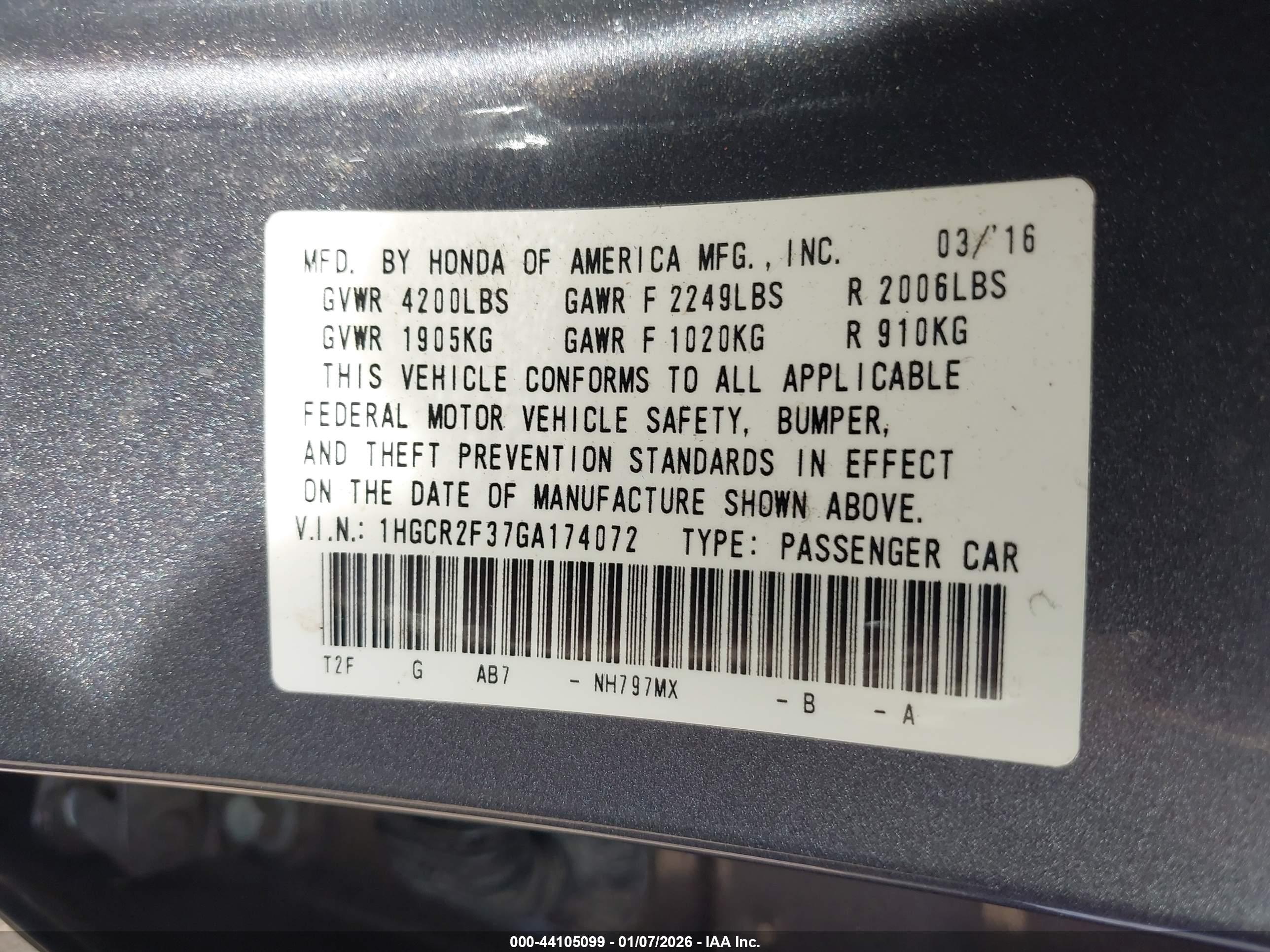 HONDA ACCORD image 9